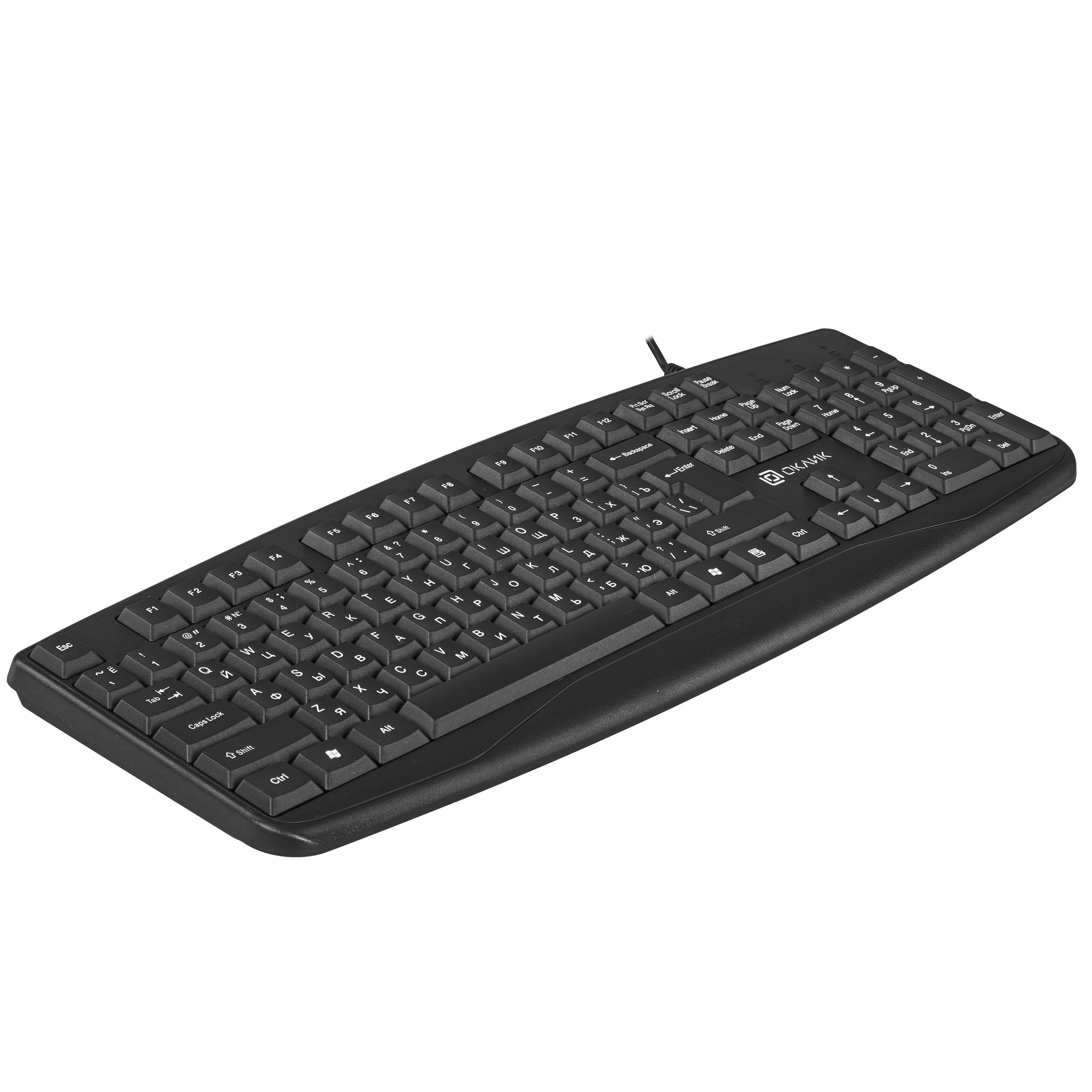 Клавиатура Oklick 105M (1678092) проводная, USB, черный