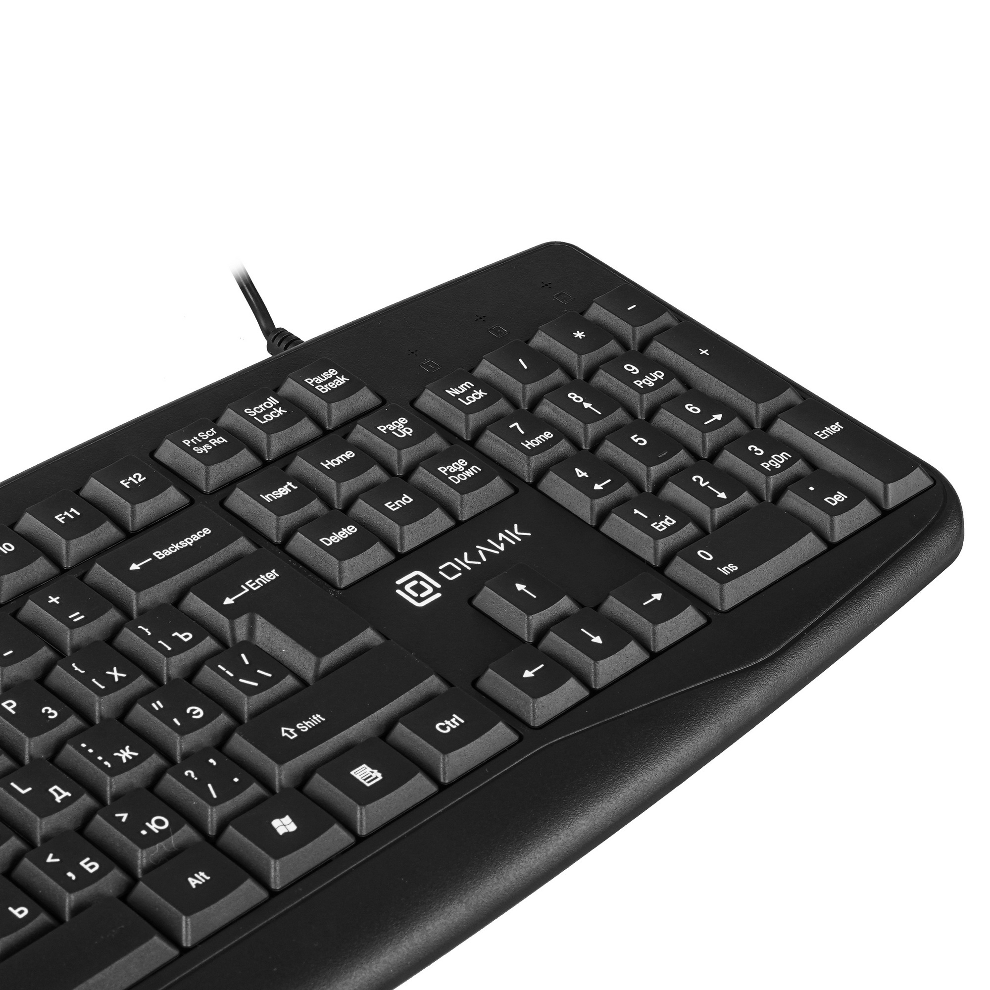 Клавиатура Oklick 105M (1678092) проводная, USB, черный