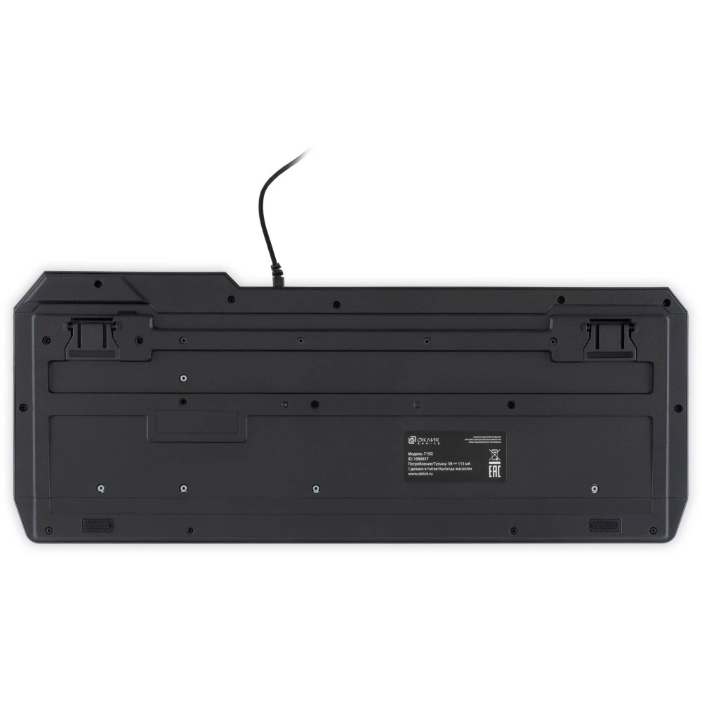 Клавиатура Oklick 715G (1680657) проводная, USB, черный