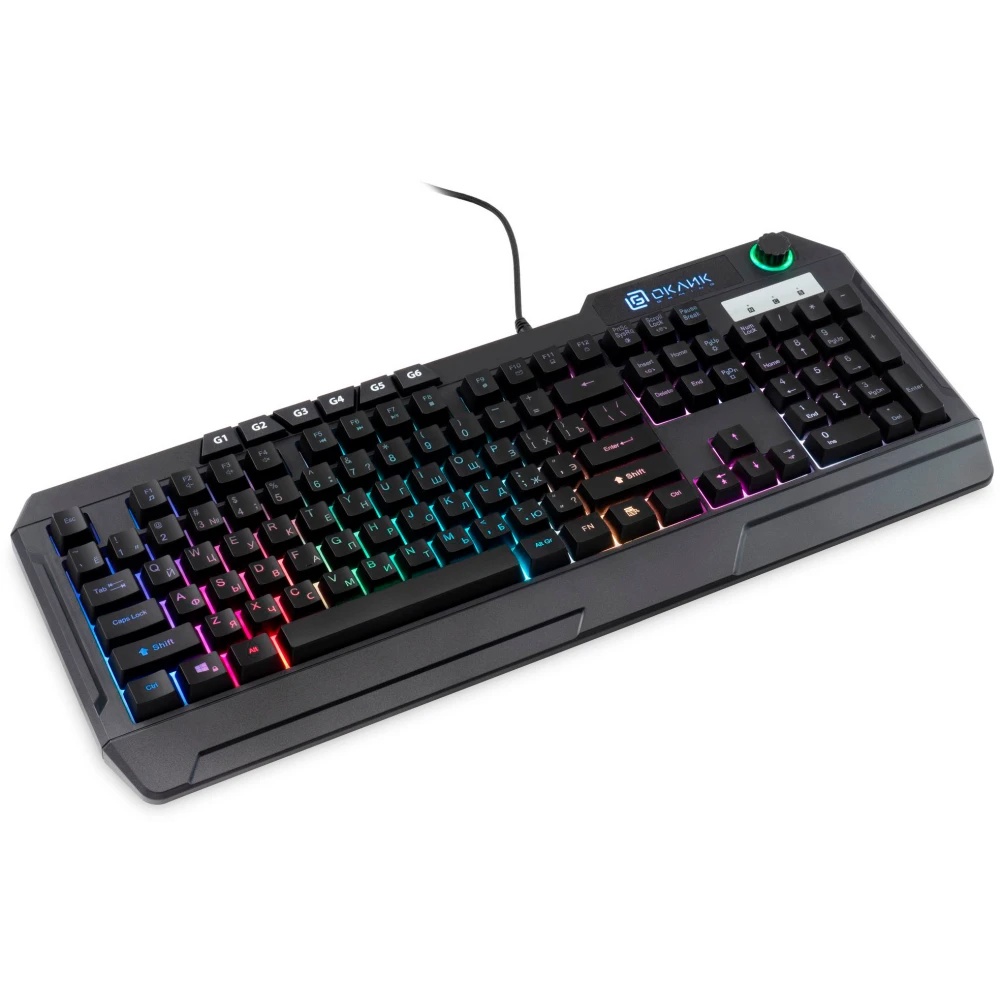Клавиатура Oklick 715G (1680657) проводная, USB, черный
