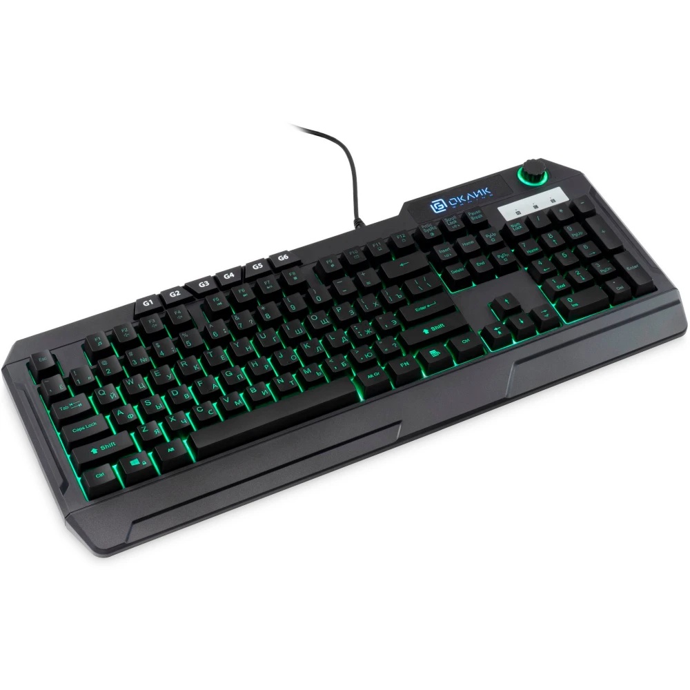 Клавиатура Oklick 715G (1680657) проводная, USB, черный