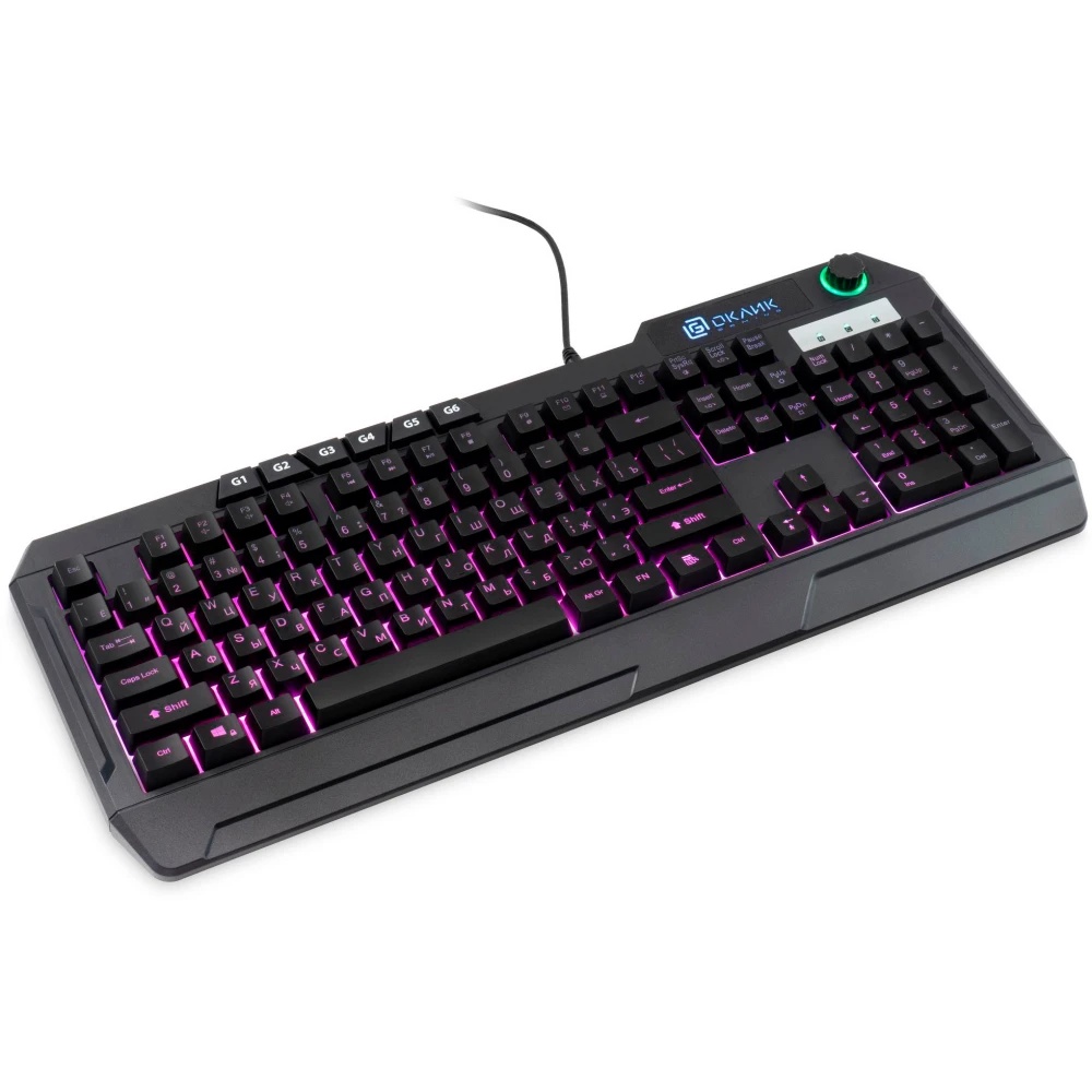 Клавиатура Oklick 715G (1680657) проводная, USB, черный
