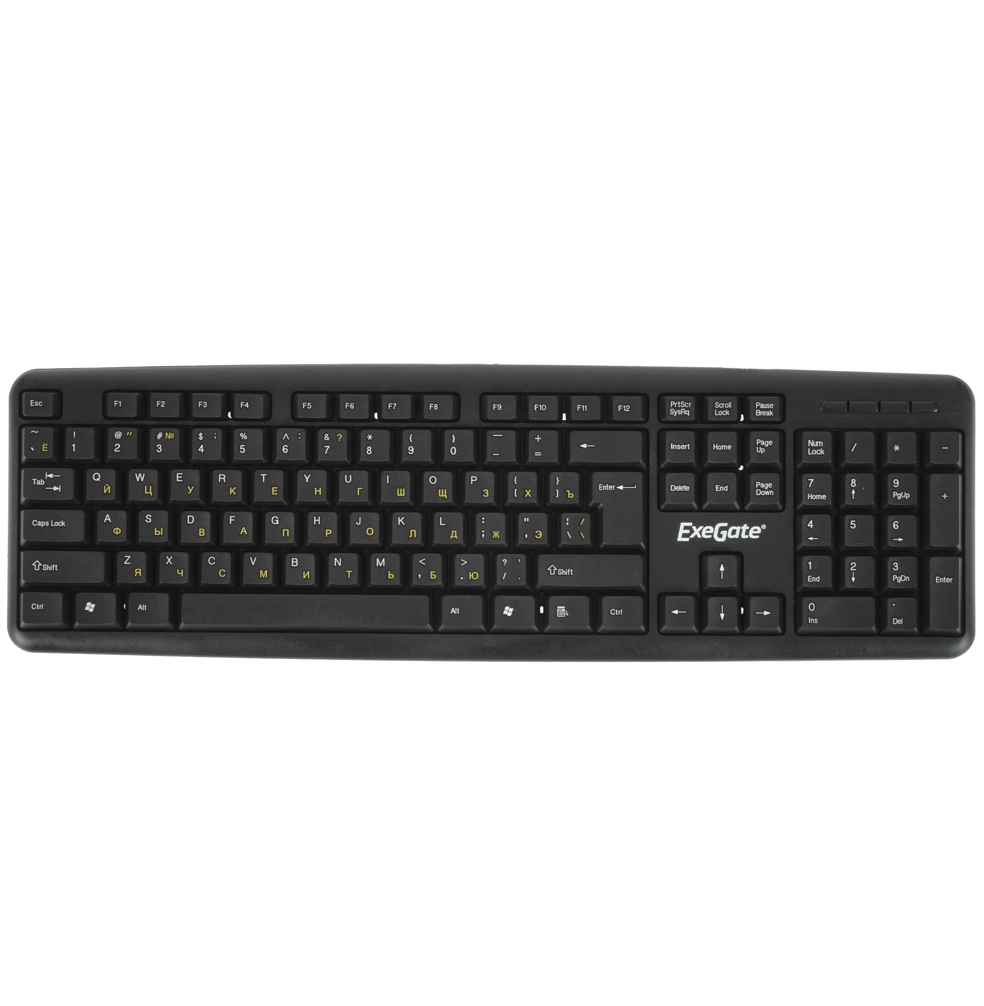 Клавиатура ExeGate LY-331L (EX263906RUS) проводная, USB, черный