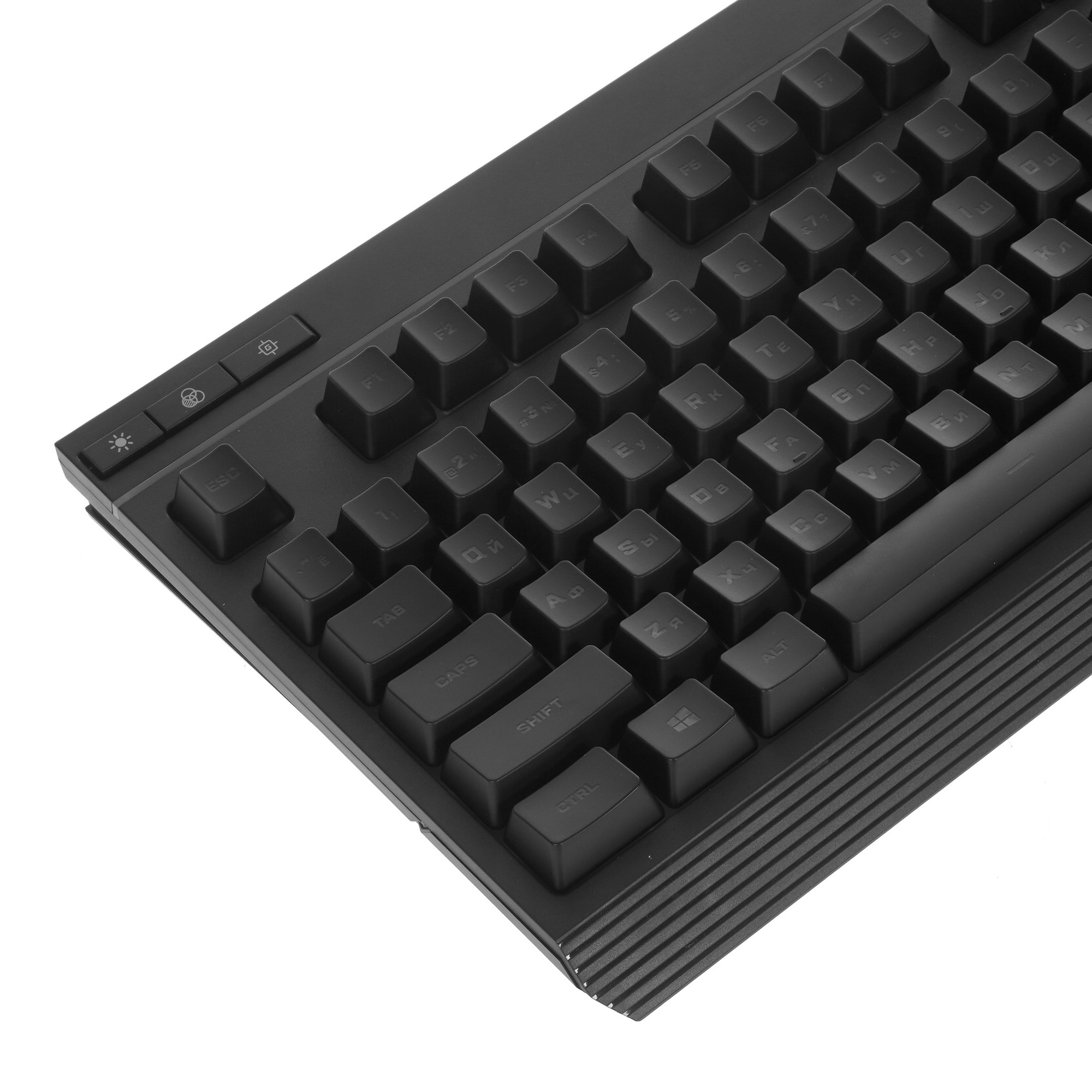 Клавиатура HyperX Alloy Core RGB черный USB Multimedia for gamer LED (4P4F5AA#ABA)