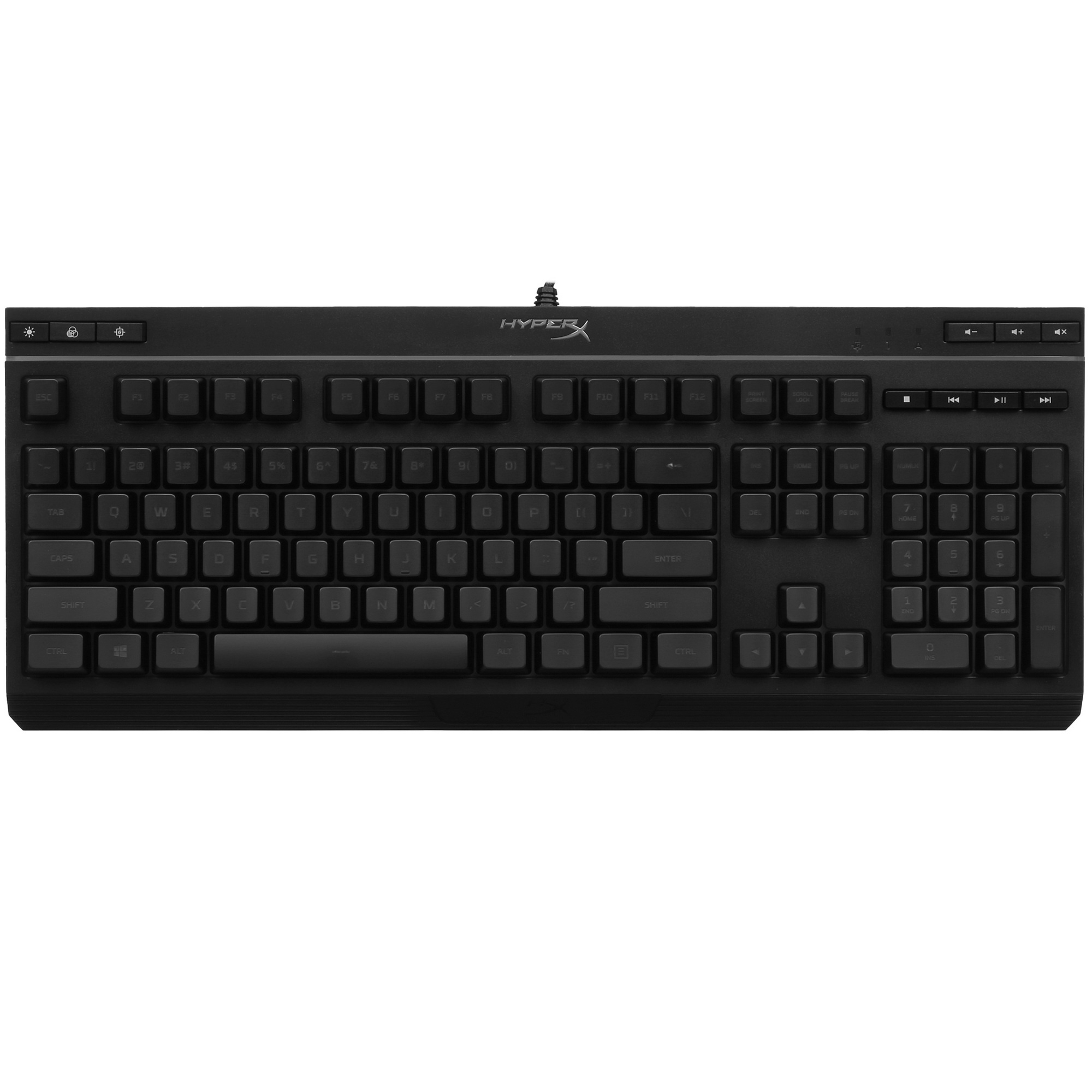 Клавиатура HyperX Alloy Core RGB черный USB Multimedia for gamer LED (4P4F5AA#ABA)