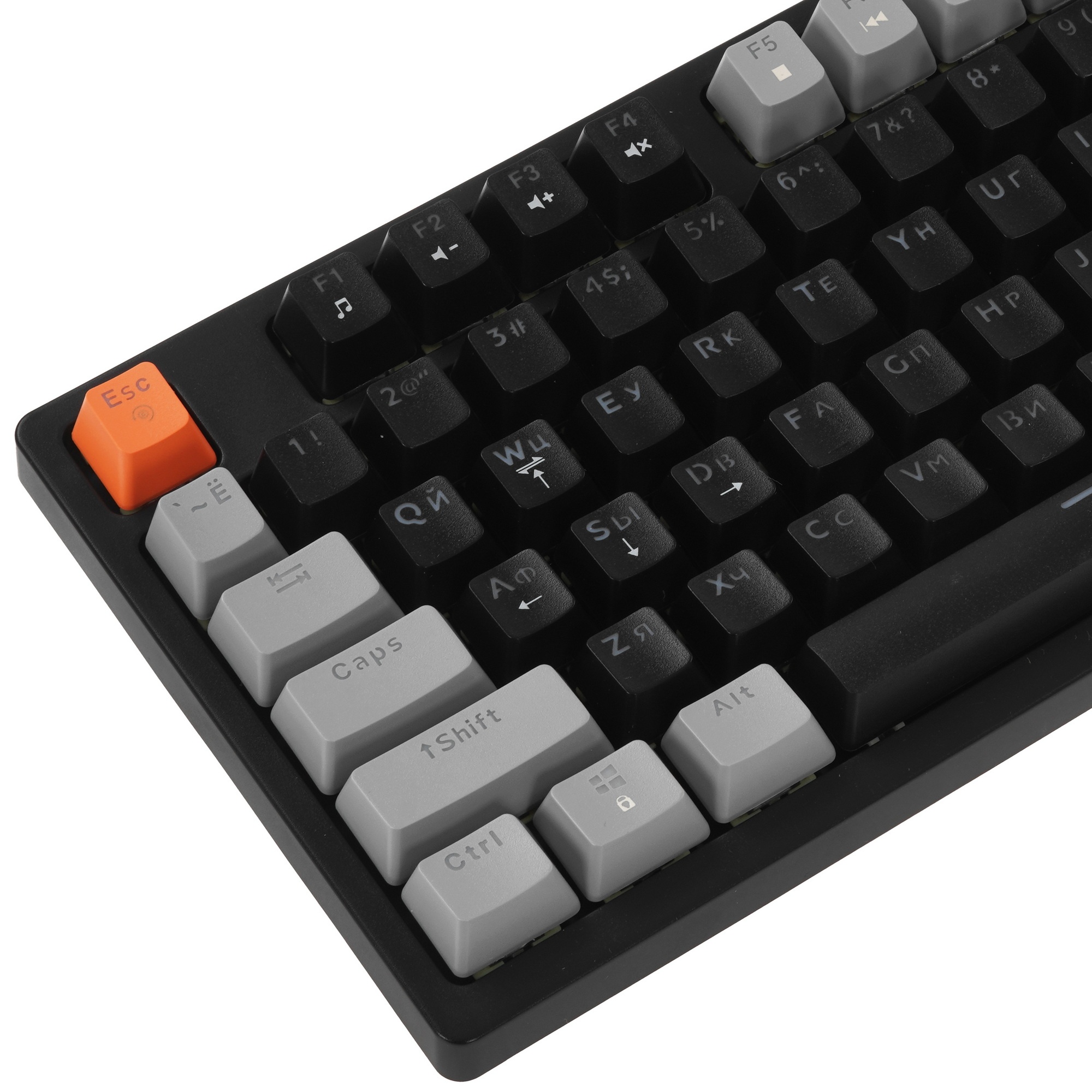 Механическая клавиатура Defender Wildfire GK-213 RU,чер/сер,82кн,TNT розов,1.5м_1