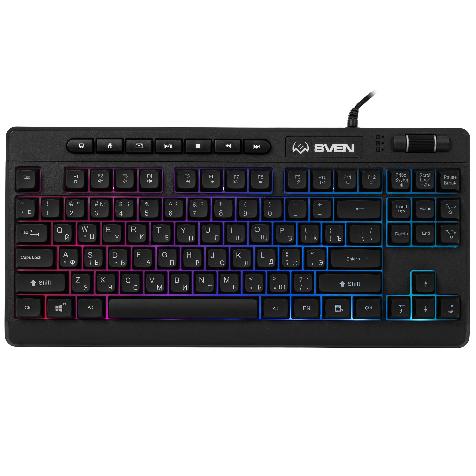Клавиатура Sven KB-G8200 игровая (95кл, ПО, RGB-подсветка)