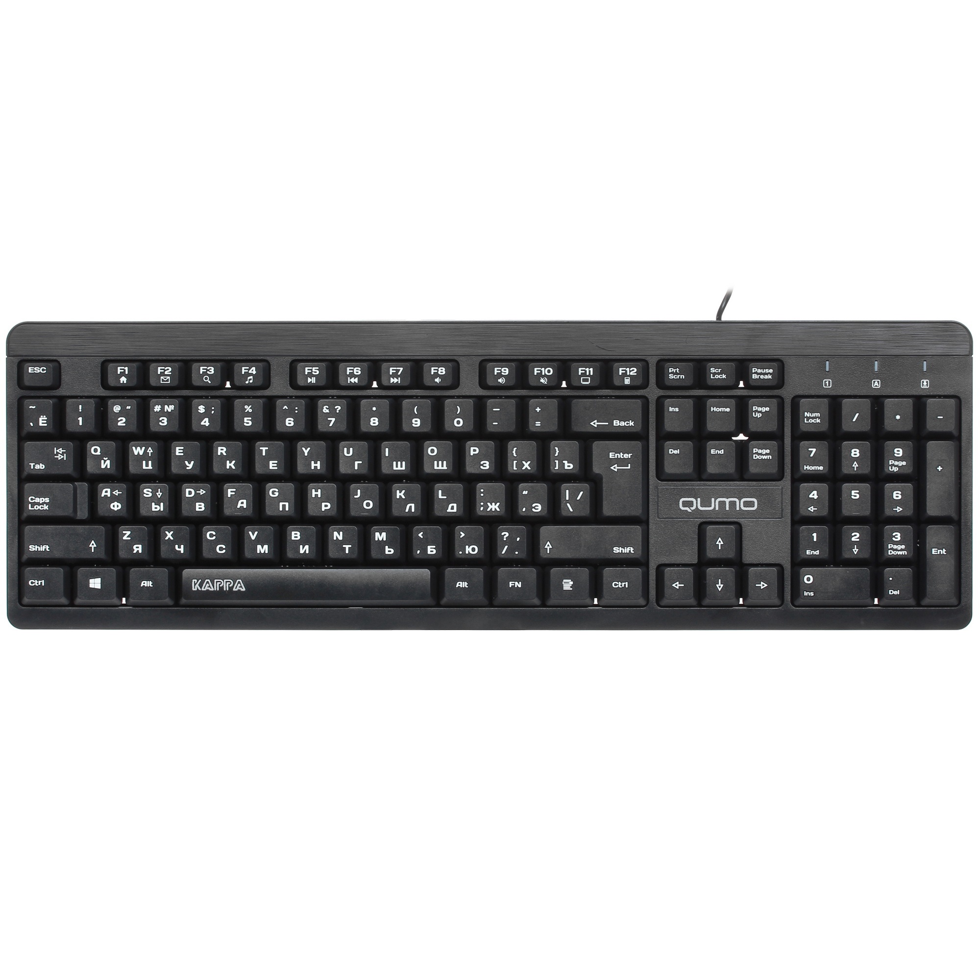 Клавиатура Qumo Kappa K17, проводная,104 + Fn