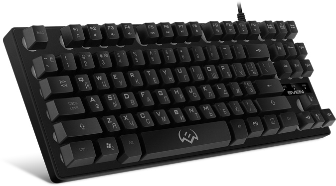 Игровая клавиатура SVEN KB-G7400 (87кл., 12 Fn функций, подсветка) Игровая клавиатура SVEN KB-G7400