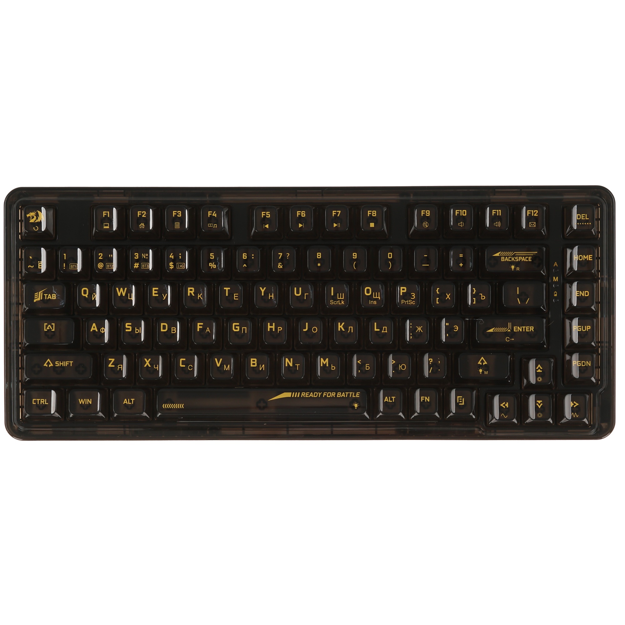 Клавиатура Redragon Elf Pro (71742) беспроводная, USB, Bluetooth/Радиоканал, черный