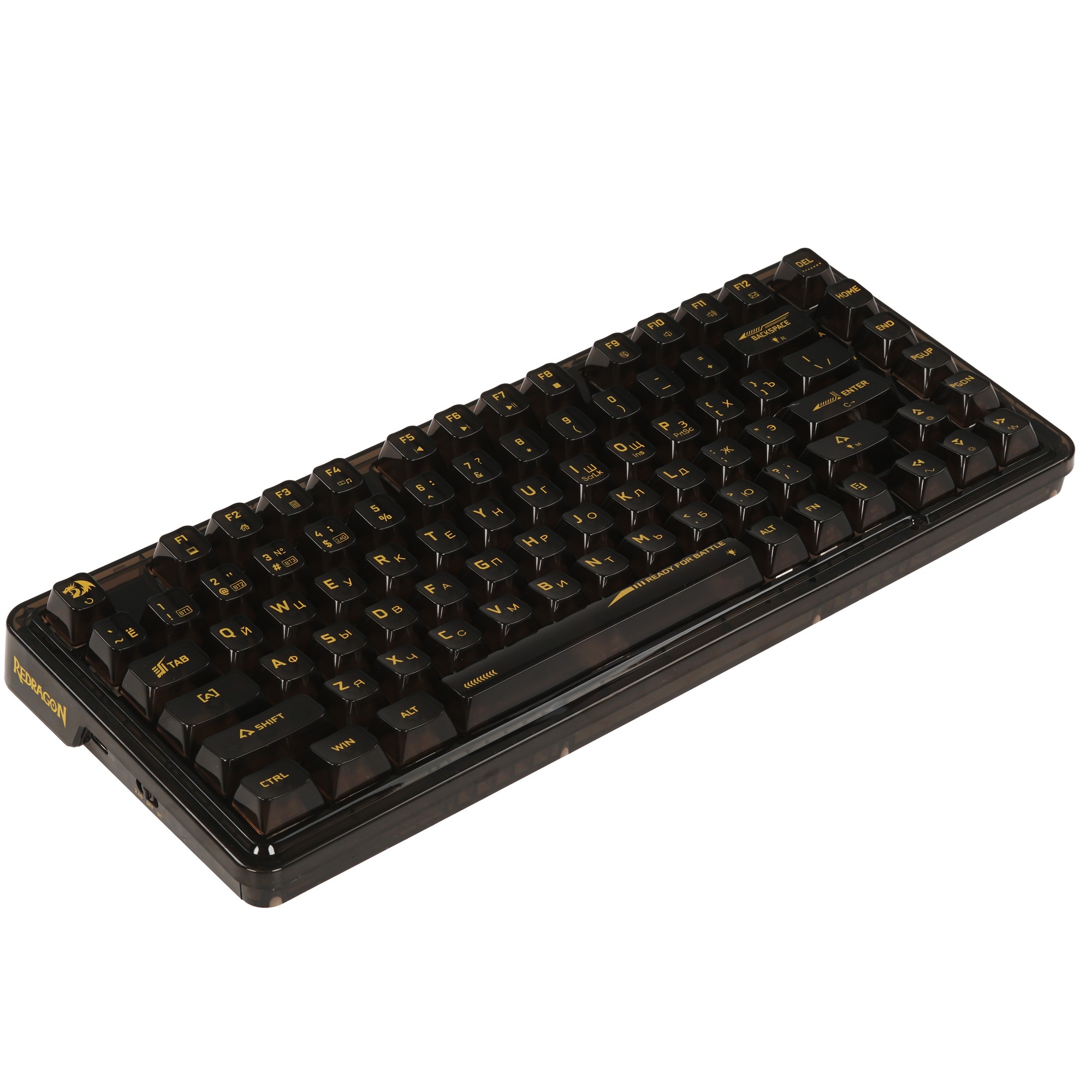 Клавиатура Redragon Elf Pro (71742) беспроводная, USB, Bluetooth/Радиоканал, черный