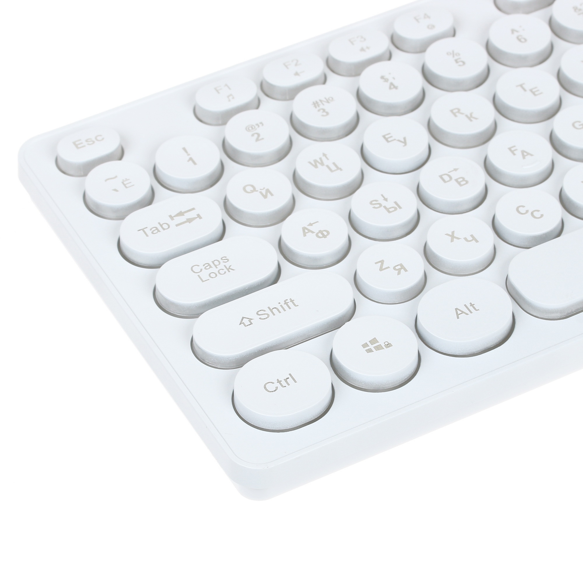 Клавиатура Oklick 420MRL [1091227] проводная, USB, белый
