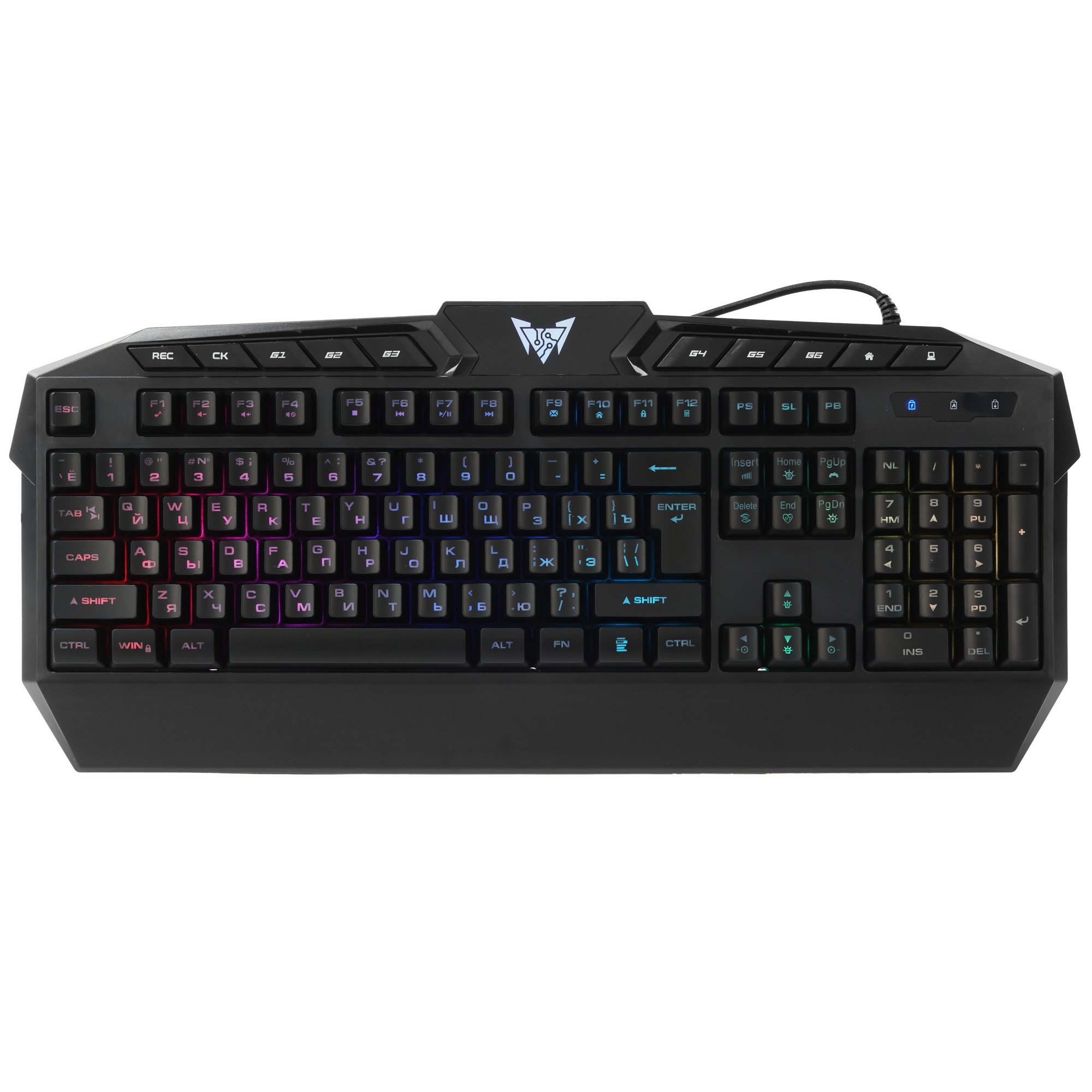 Клавиатура CROWN CMGK-404 проводная, USB, чёрный