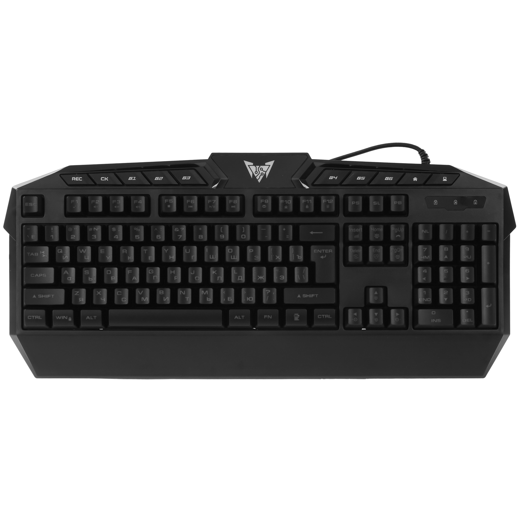 Клавиатура CROWN CMGK-404 проводная, USB, чёрный