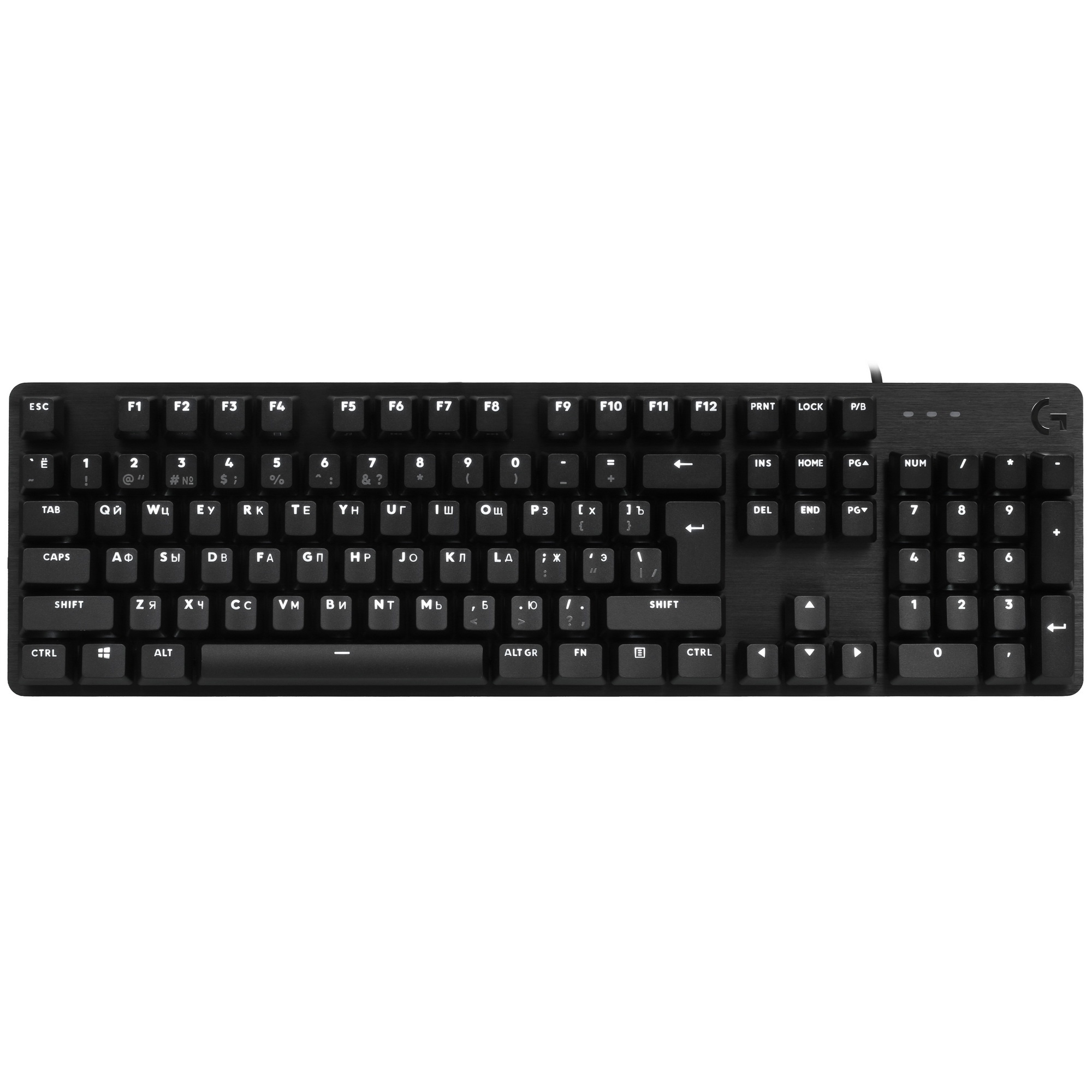 Клавиатура Logitech Gaming Keyboard  G413 SE Mechanical - BLACK - RUS - USB - TACTILE SWITCH