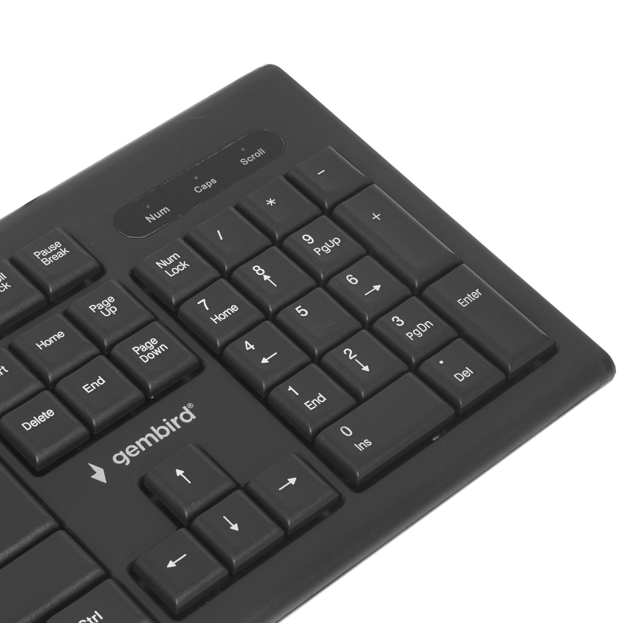 Клавиатура Gembird KB-8354U-BL проводная USB, черный