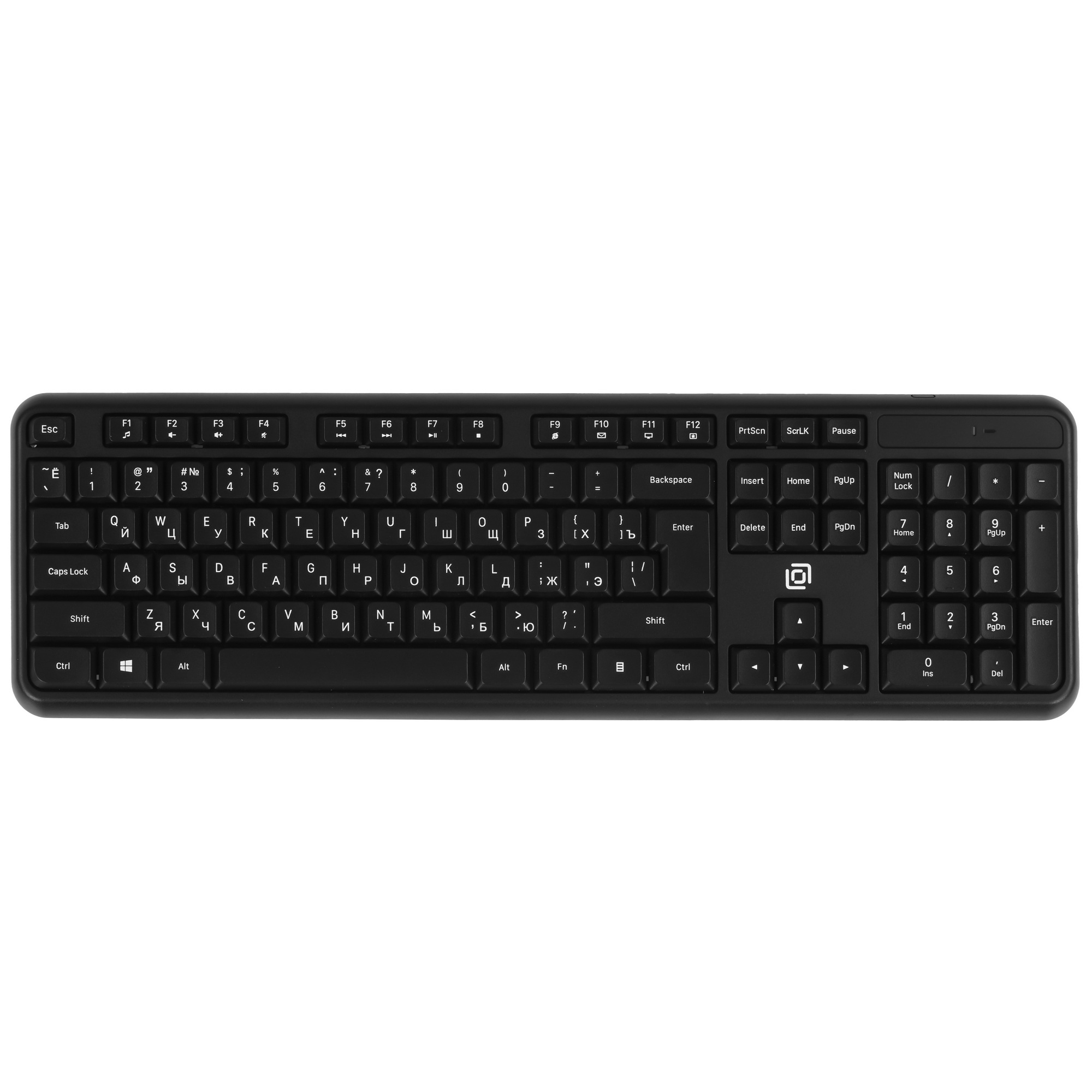 Клавиатура Оклик K888W черный USB беспроводная Multimedia (2066181)