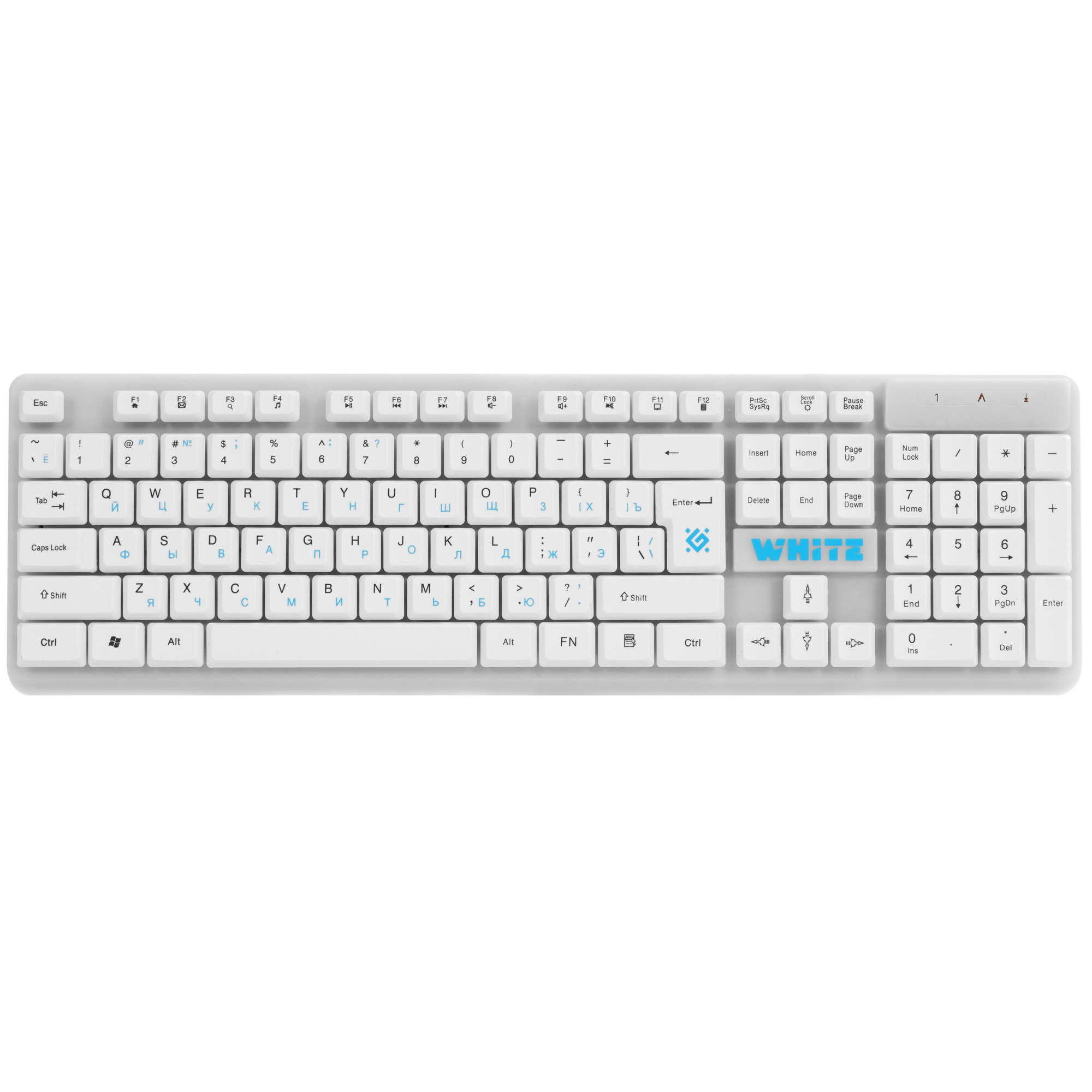 Клавиатура Defender White GK-172  проводная, USB, белый
