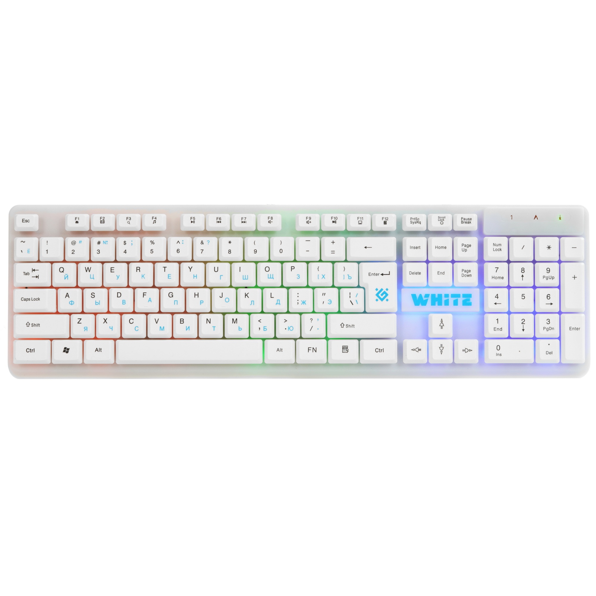 Клавиатура Defender White GK-172  проводная, USB, белый