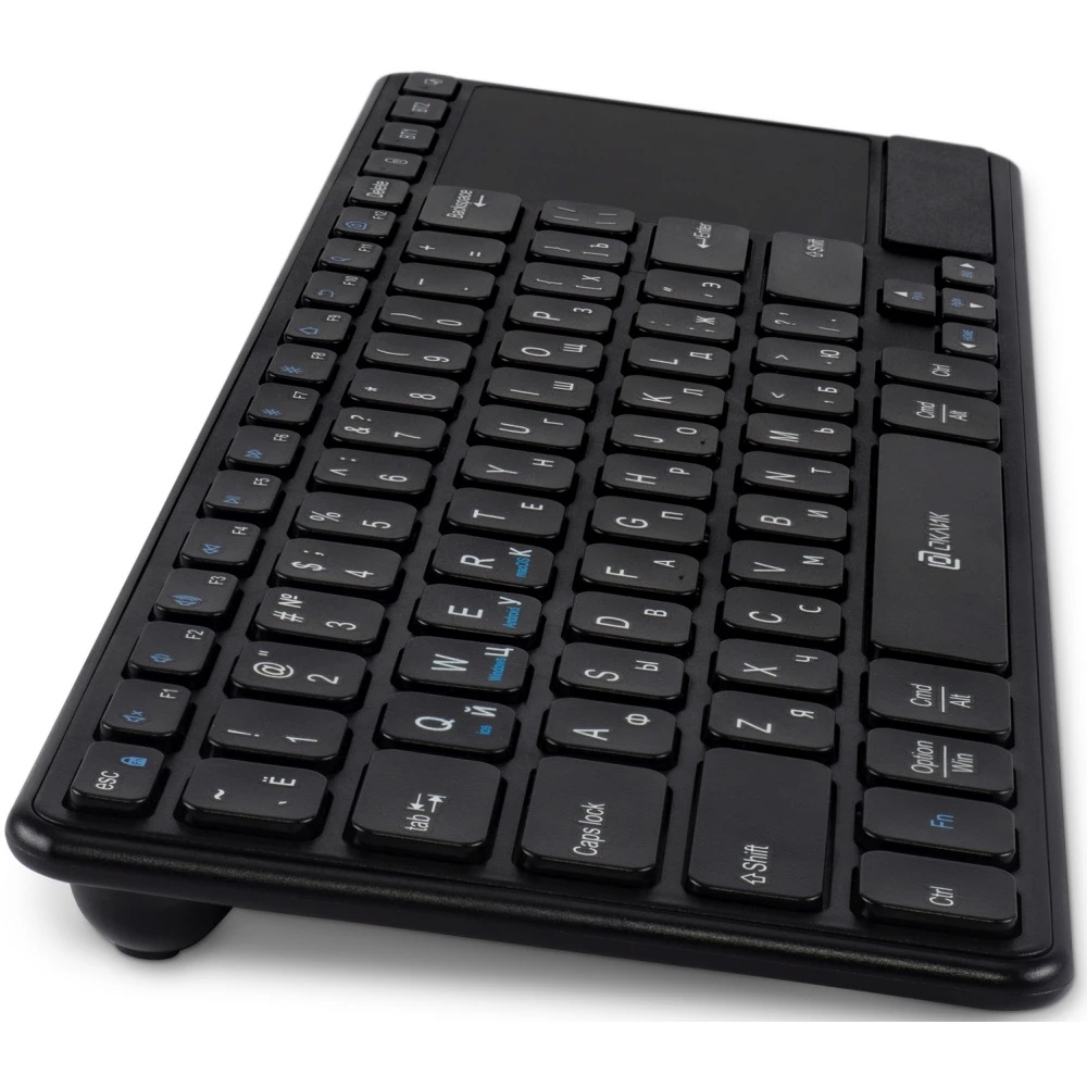 Клавиатура Оклик K614W черный USB беспроводная slim Multimedia Touch (1979327)