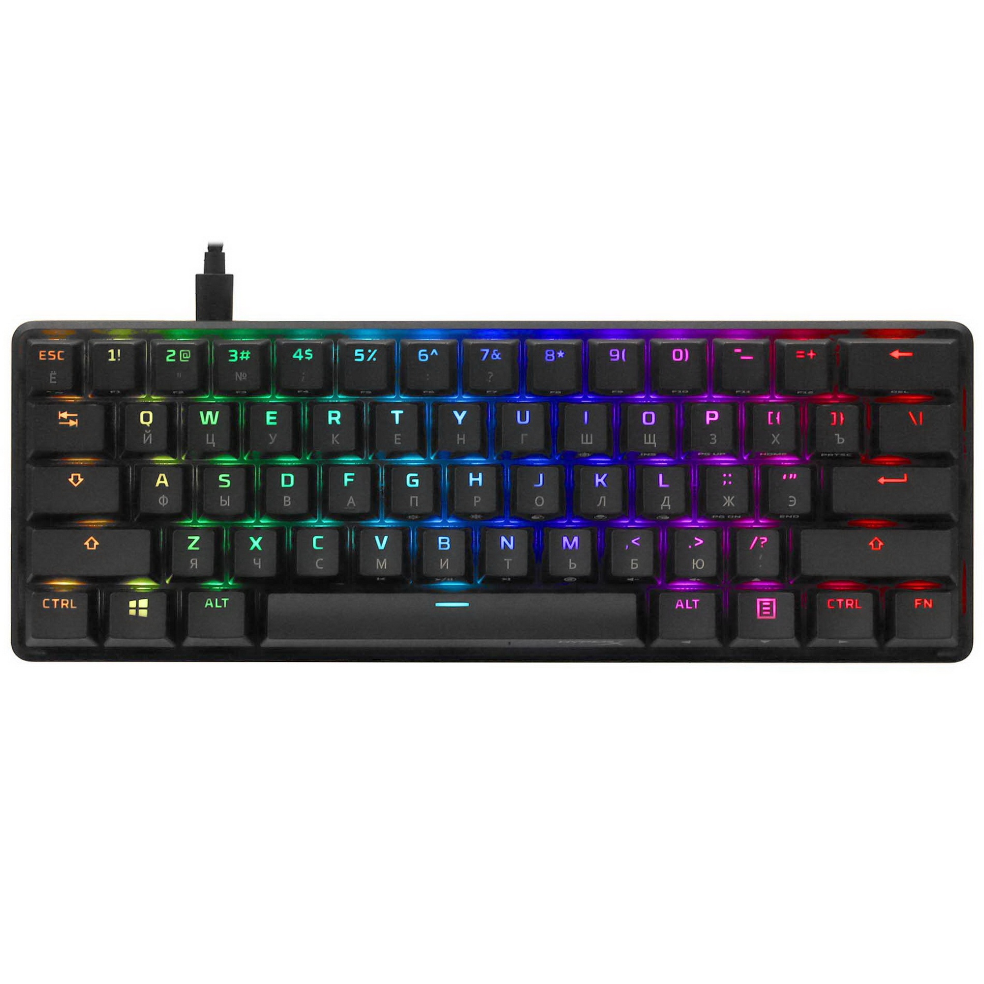 Клавиатура HyperX Alloy Origins 60 US (4P5N4AA#ABA) проводная, USB, черный