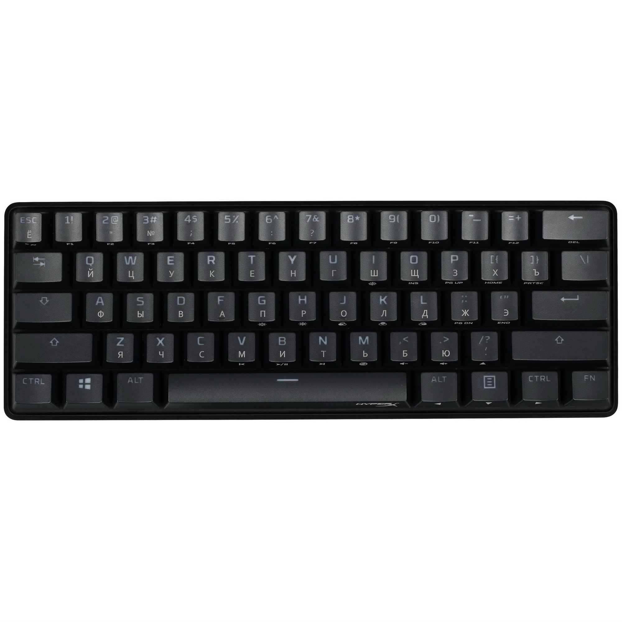 Клавиатура HyperX Alloy Origins 60 US (4P5N4AA#ABA) проводная, USB, черный