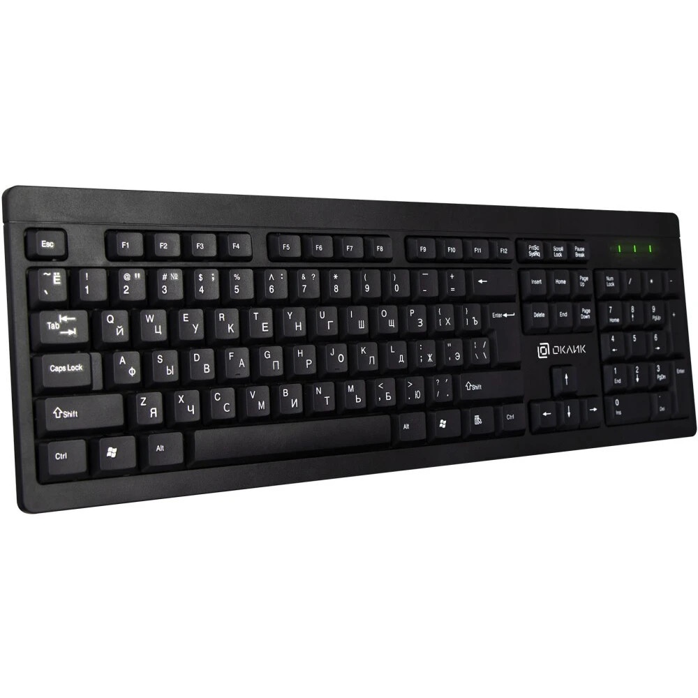 Клавиатура Oklick 95M (1788106) проводная, USB, черный