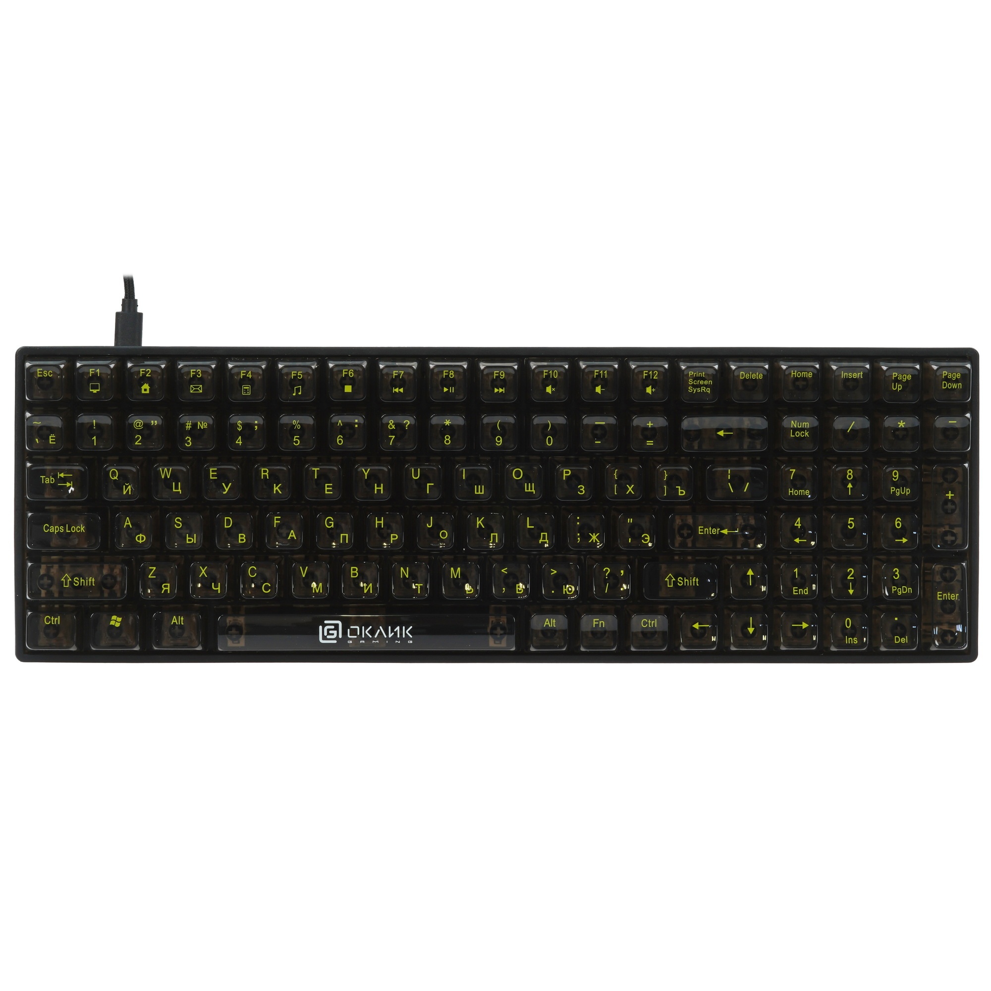 Клавиатура Oklick 915GK (1790371) проводная, USB, черный