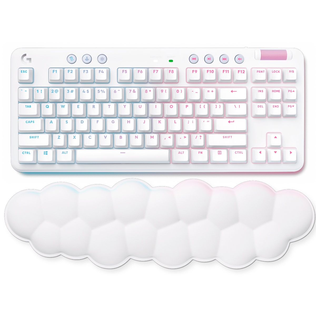 Клавиатура Logitech Gaming Keyboard  G715 TKL Linear LIGHTSPEED RGB OFF WHITE