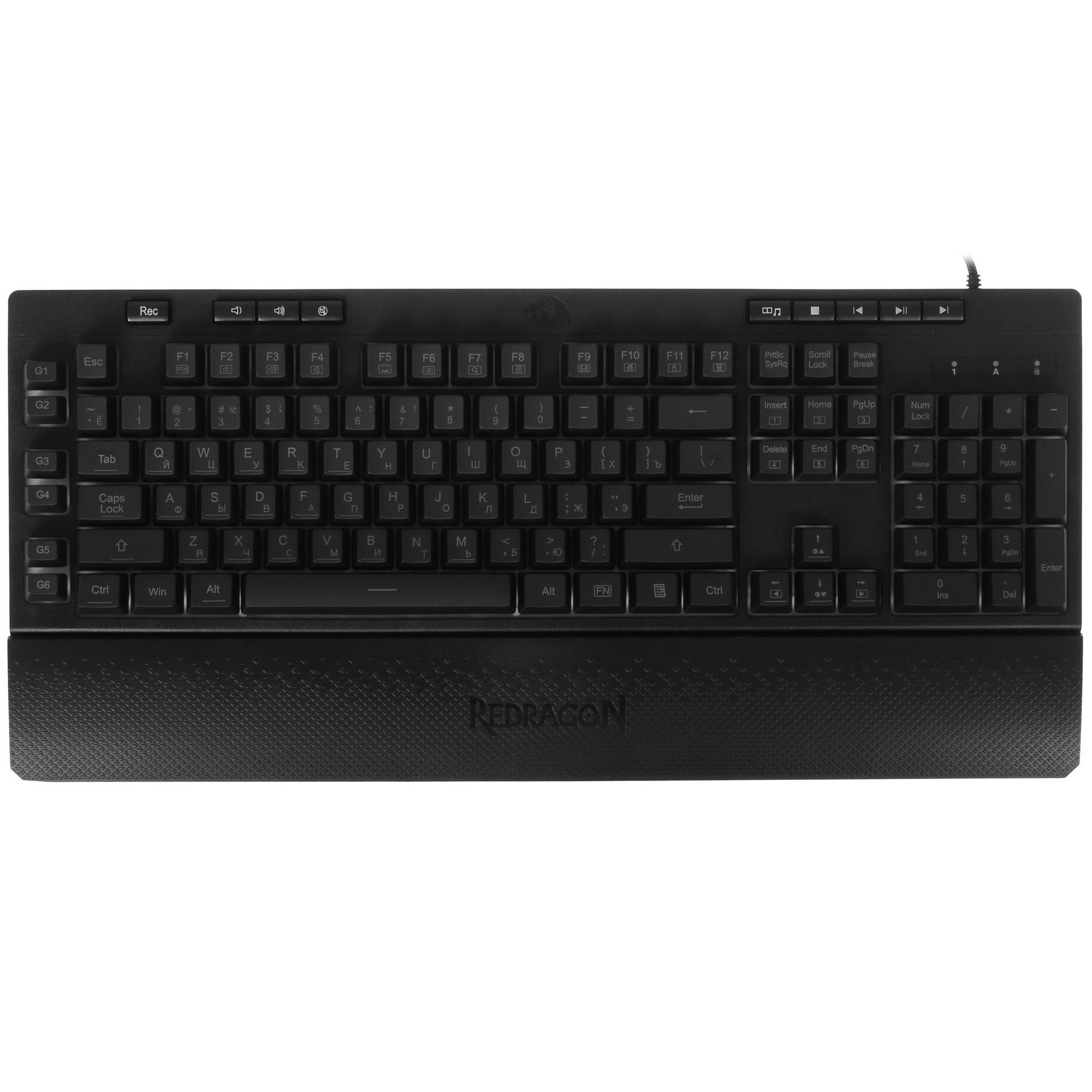 Клавиатура REDRAGON SHIVA  USB  RU 77689