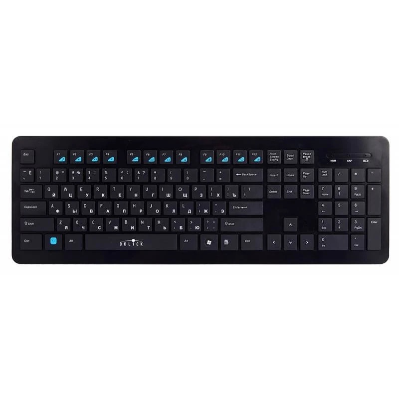 Клавиатура Oklick 870S беспроводная, USB, Радиоканал, черный