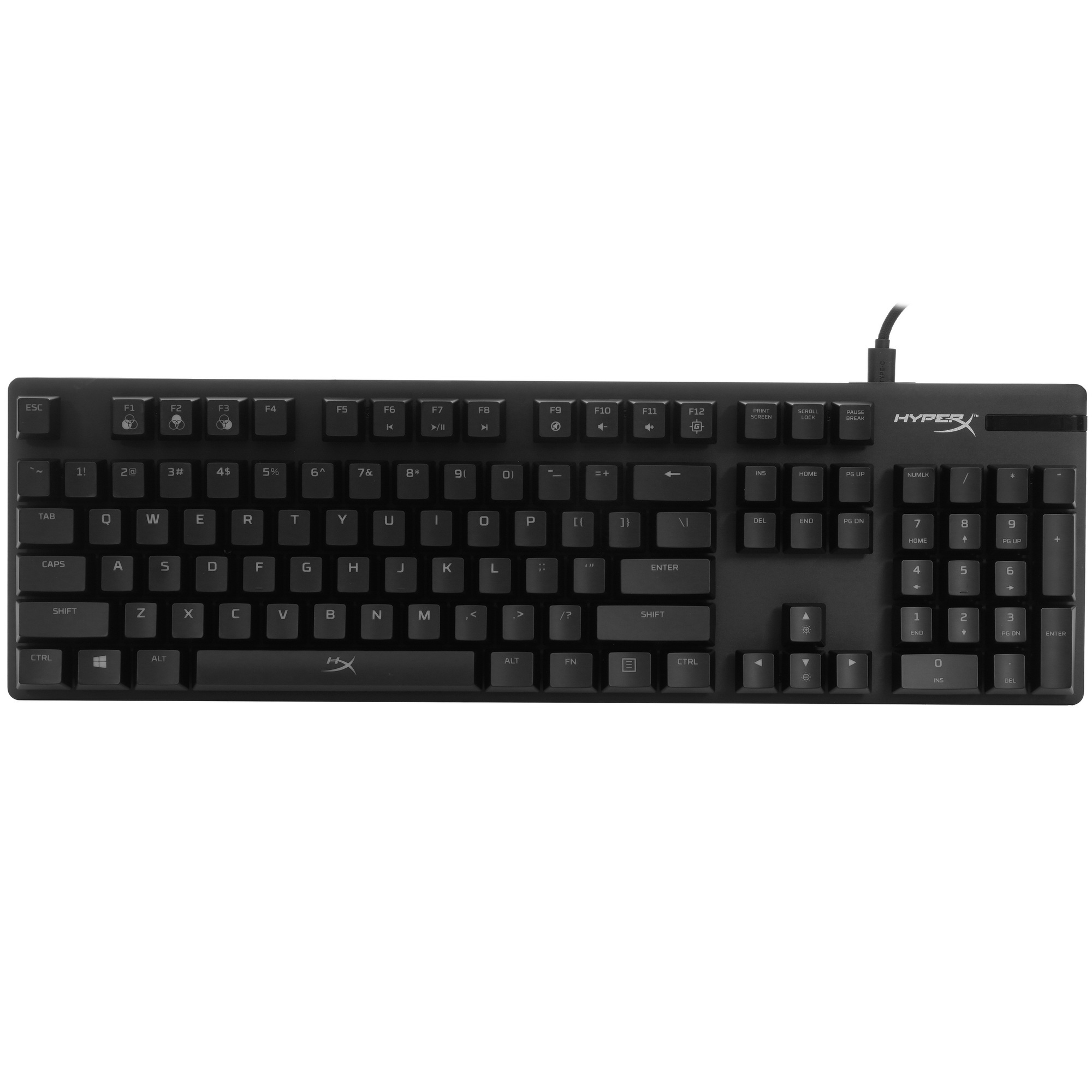 Клавиатура HyperX Alloy Origins (4P4F6AA#ABA) проводная, USB, черный