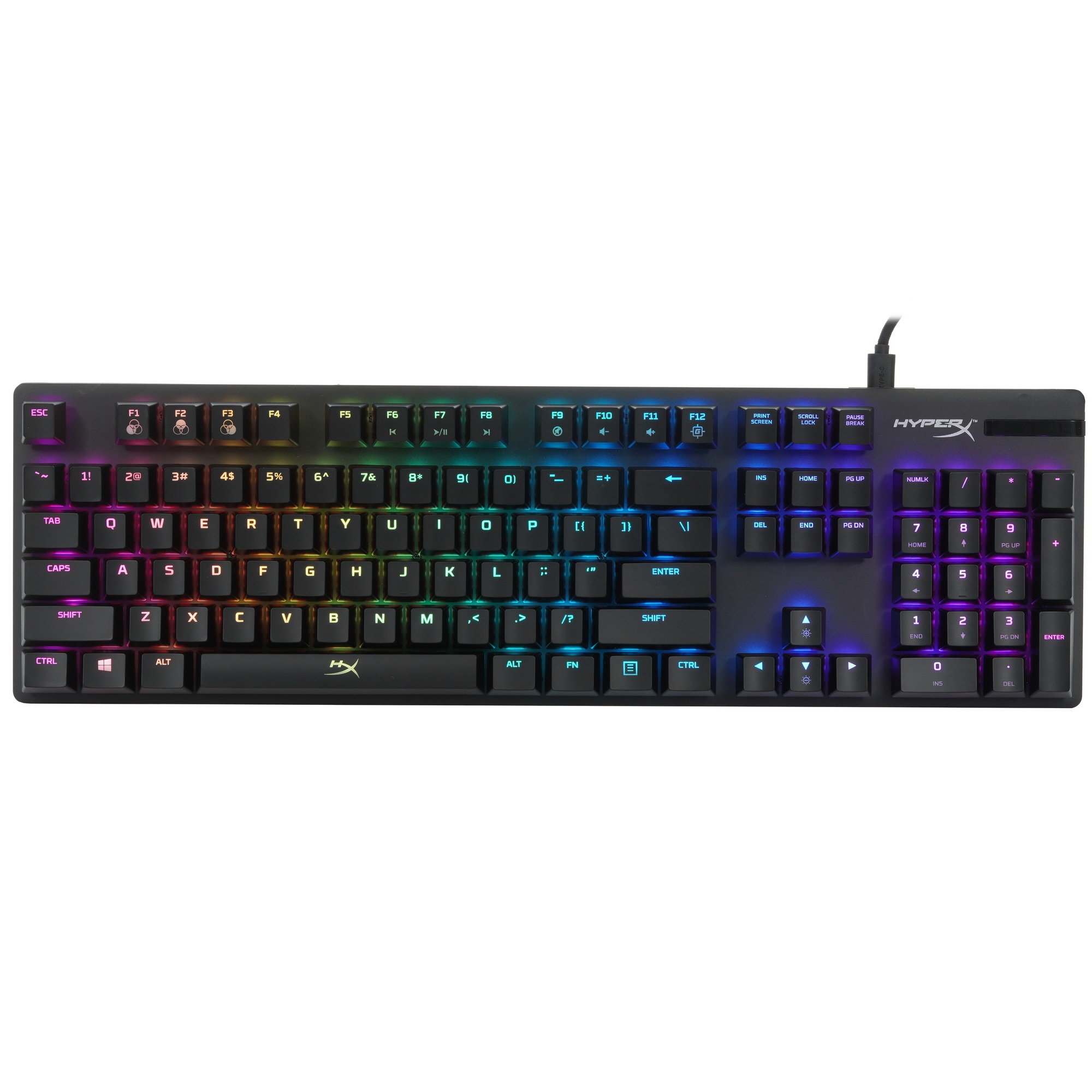 Клавиатура HyperX Alloy Origins (4P4F6AA#ABA) проводная, USB, черный