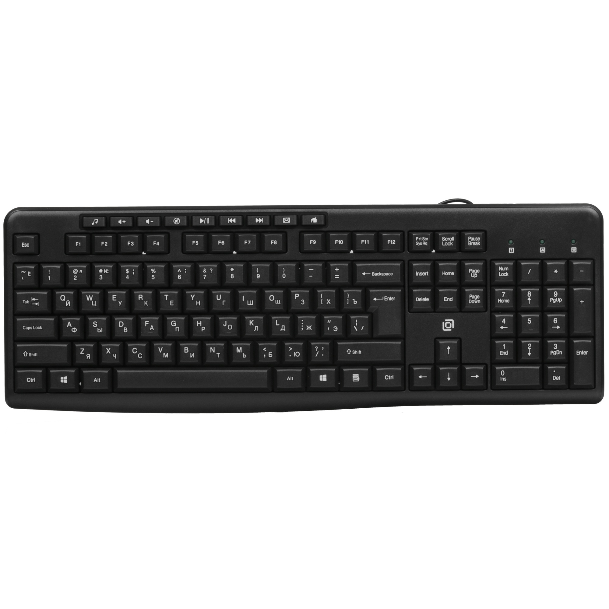 Клавиатура Oklick 305M (1659987) проводная, USB, черный