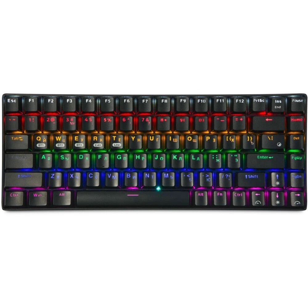 Клавиатура Gembird KBW-G510L проводная + беспроводная, USB, чёрный
