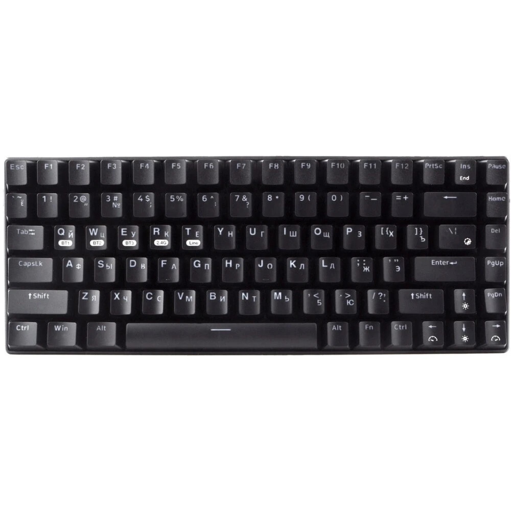 Клавиатура Gembird KBW-G510L проводная + беспроводная, USB, чёрный