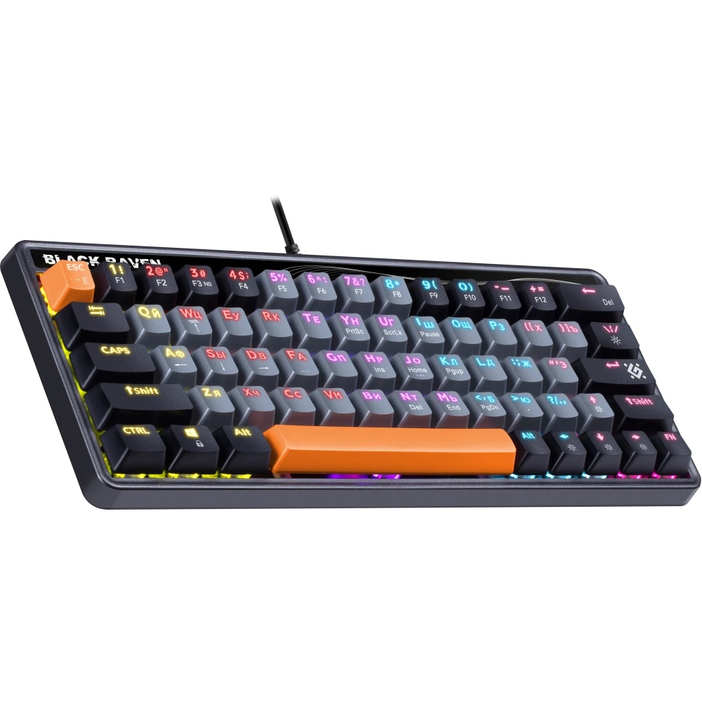 Клавиатура Defender MECHANICAL BLK RAVEN GK-417 RU RGB