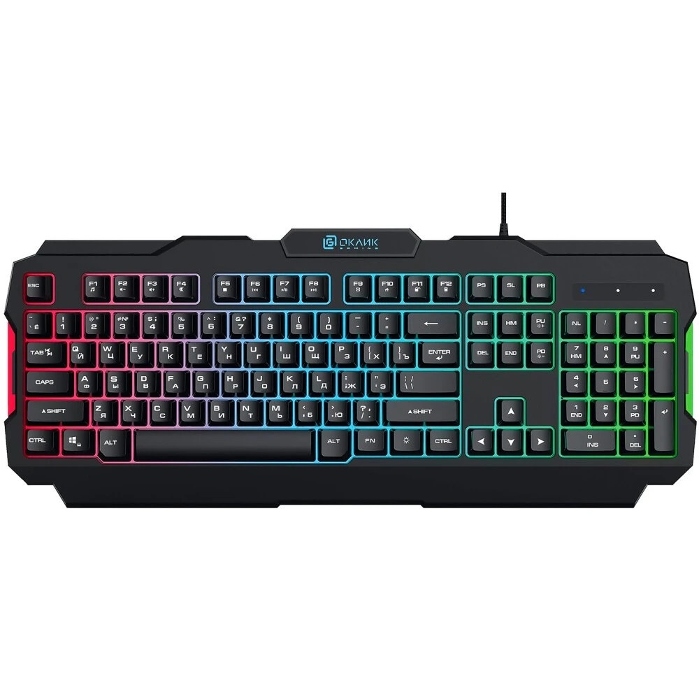 Клавиатура Oklick 757G HW2 проводная, USB, черный