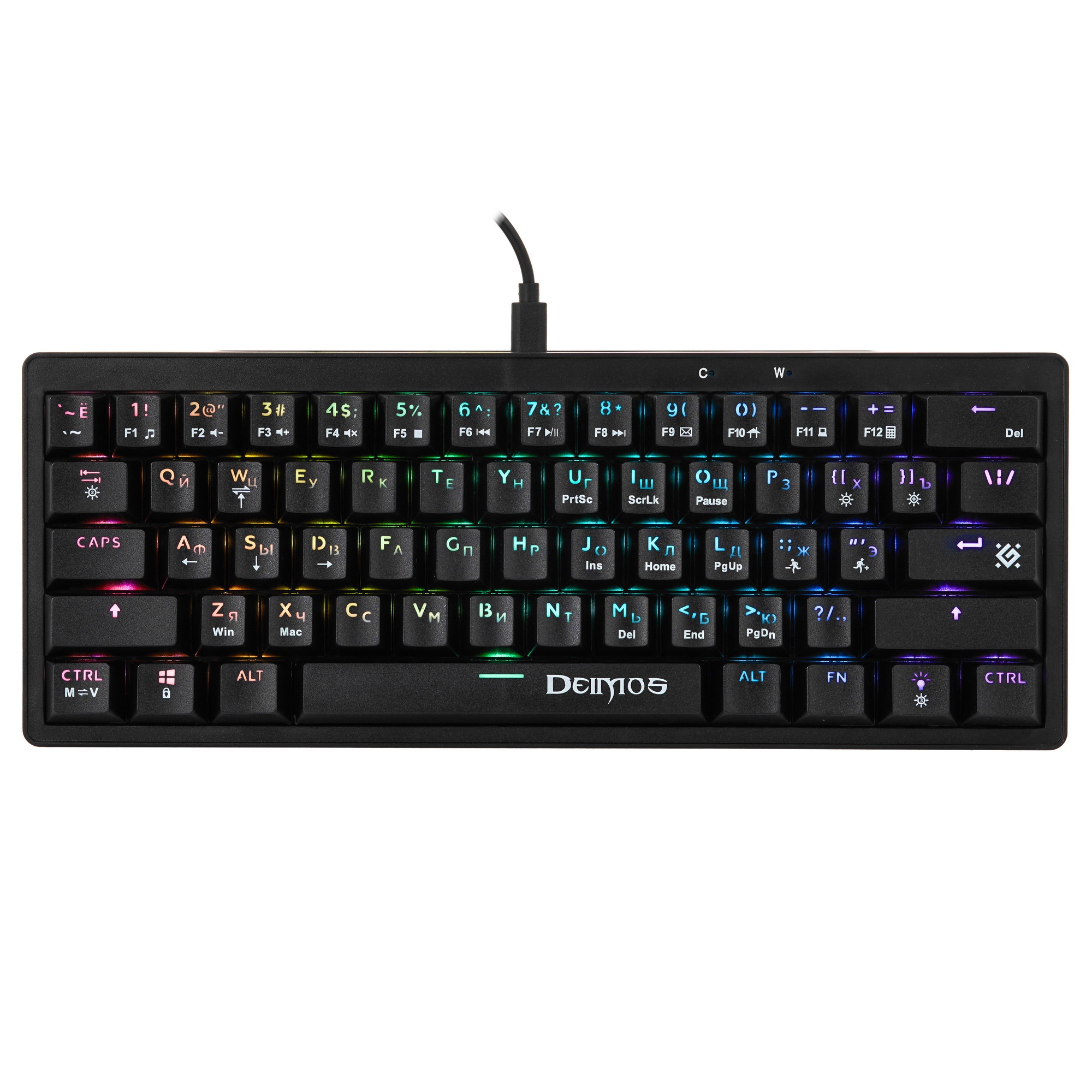 Клавиатура Defender Deimos GK-303  проводная, USB, черный