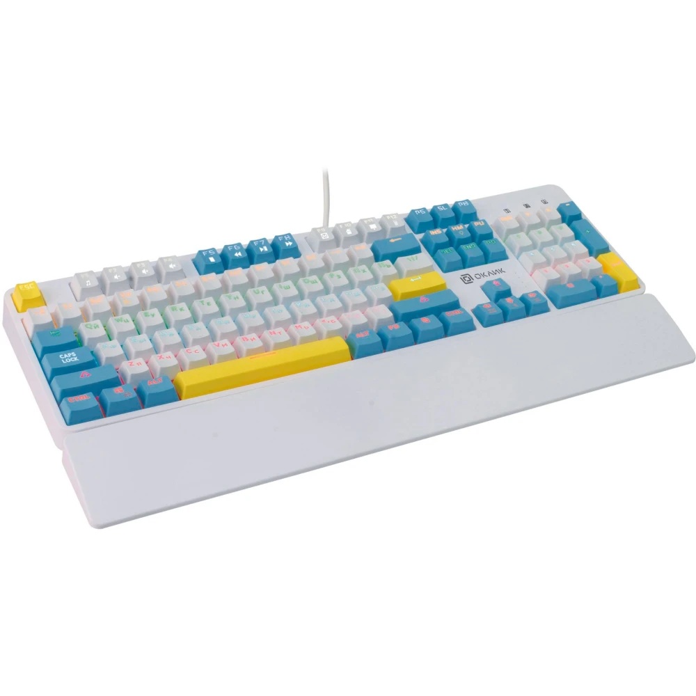 Клавиатура Oklick K951X (1901079) проводная, USB, белый