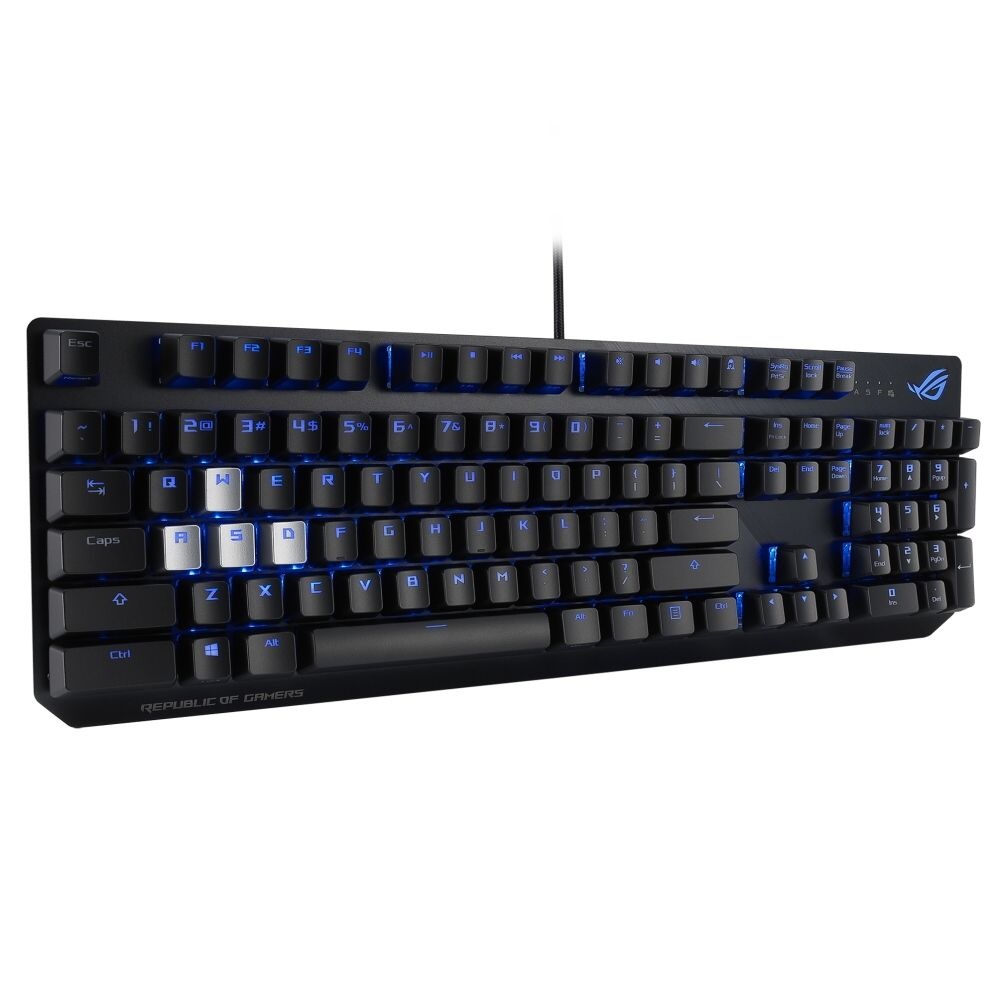 Игровая клавиатура ASUS ROG Strix Scope NX (ROG NX RED switches, аллюминивая рама, USB, RGB подсветк
