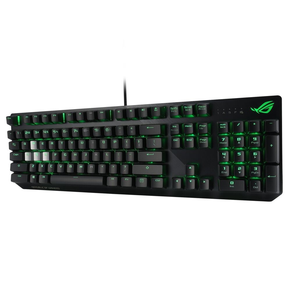 Игровая клавиатура ASUS ROG Strix Scope NX (ROG NX RED switches, аллюминивая рама, USB, RGB подсветк