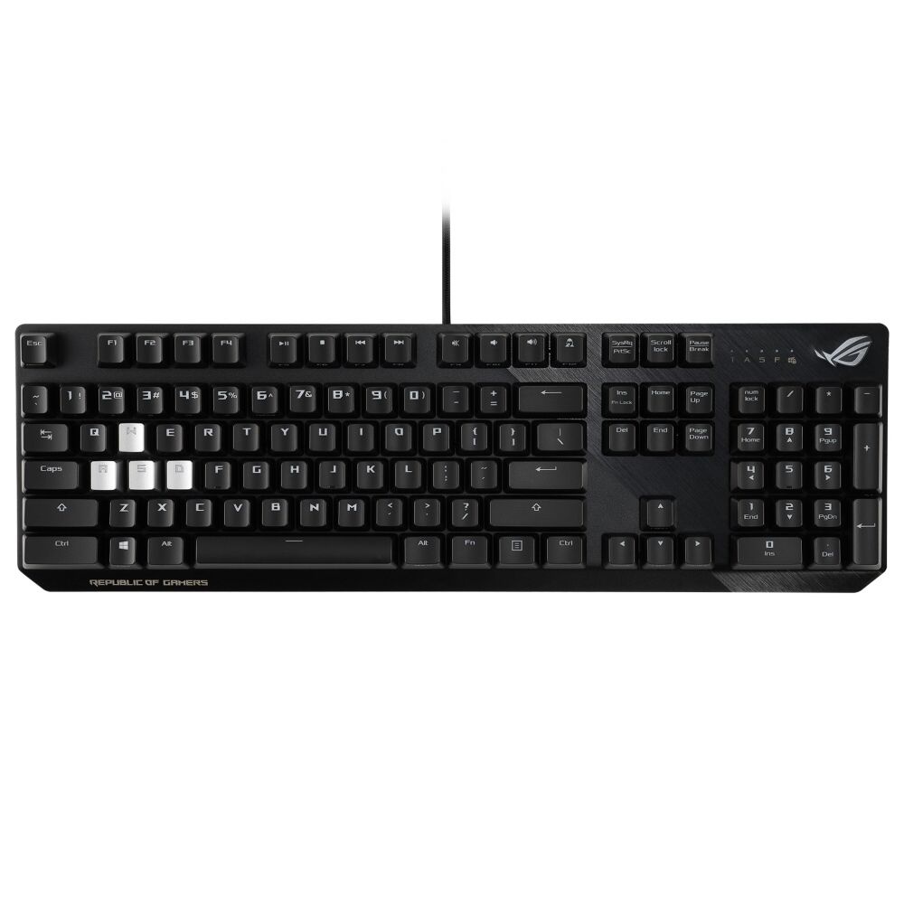 Игровая клавиатура ASUS ROG Strix Scope NX (ROG NX RED switches, аллюминивая рама, USB, RGB подсветк