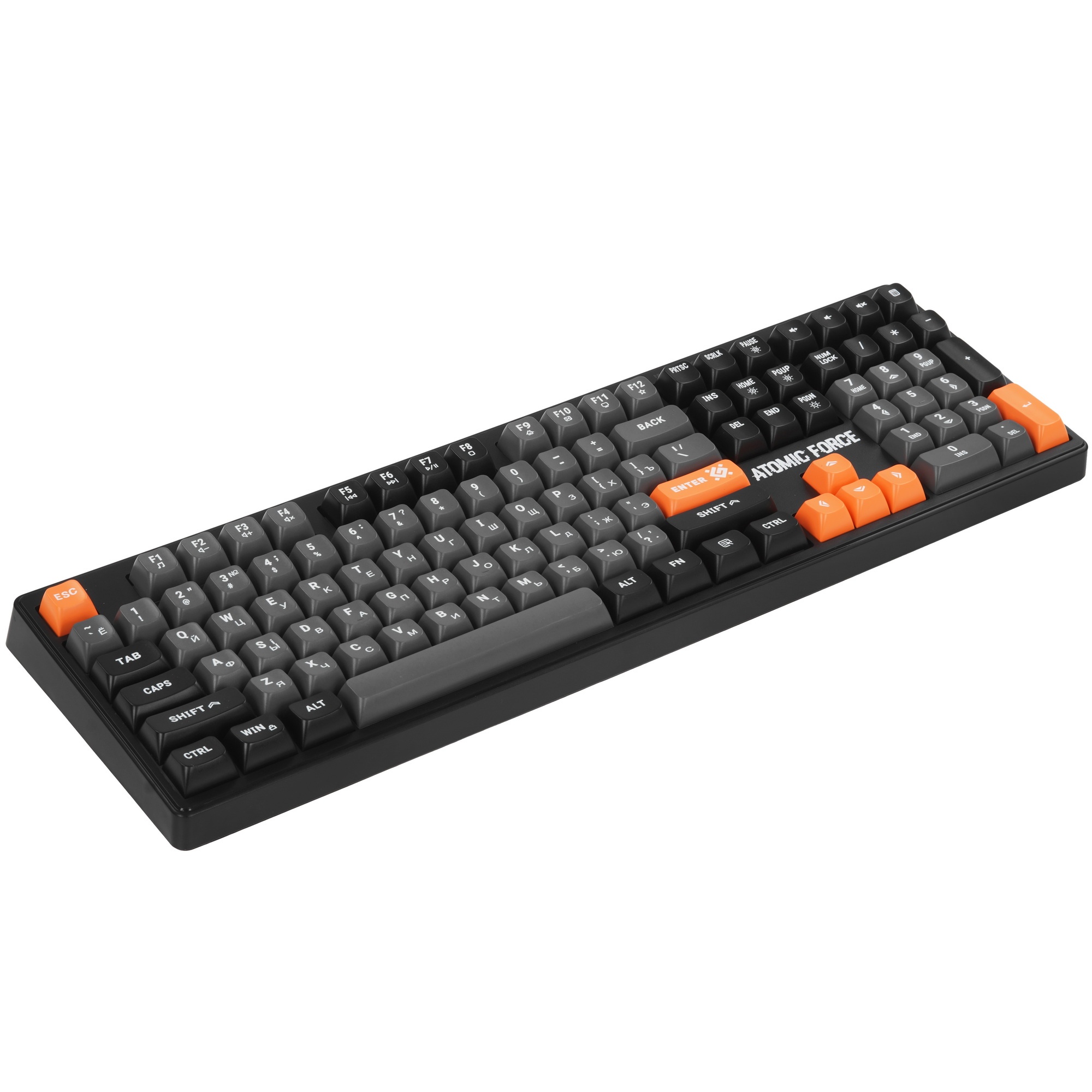 Игровая клавиатура проводная Defender Atomic Force GK-005 RU,чер/сер,108кн+FN,радуж,1.5м