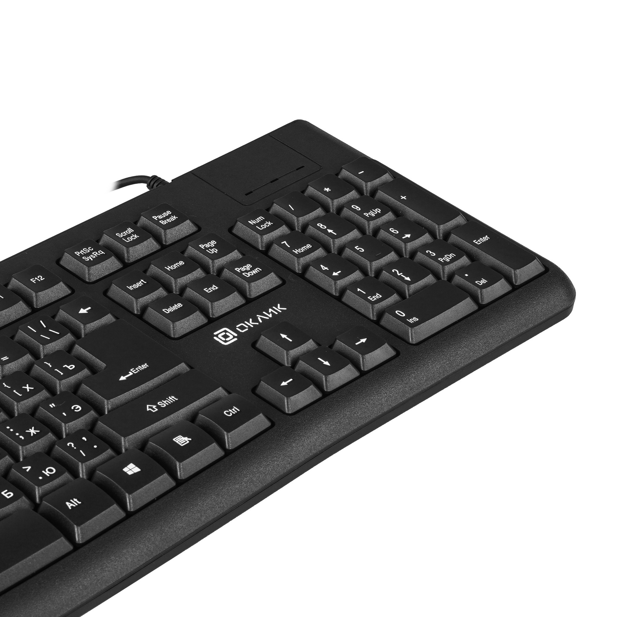 Клавиатура Oklick K135 (1914788) проводная, USB, черный