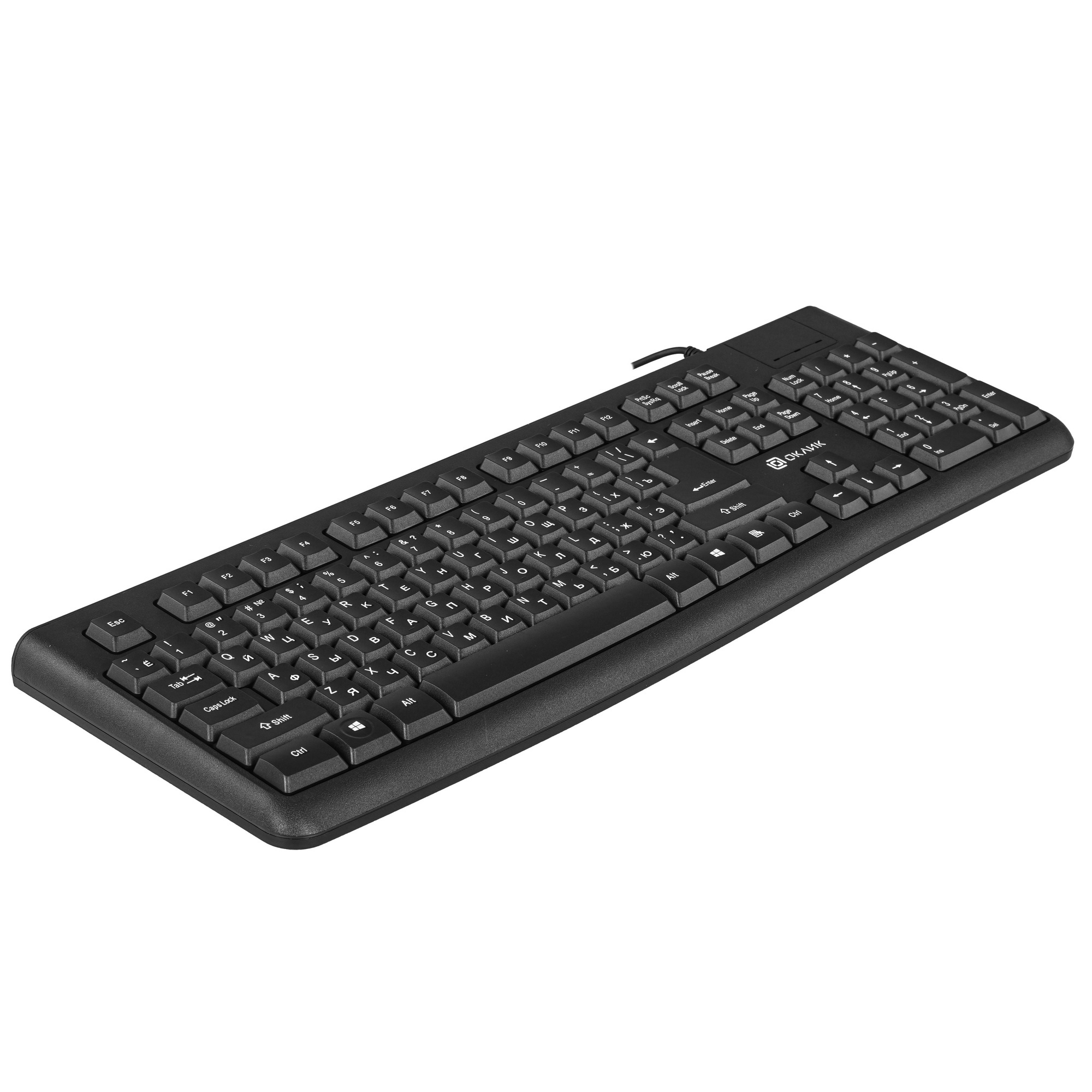 Клавиатура Oklick K135 (1914788) проводная, USB, черный