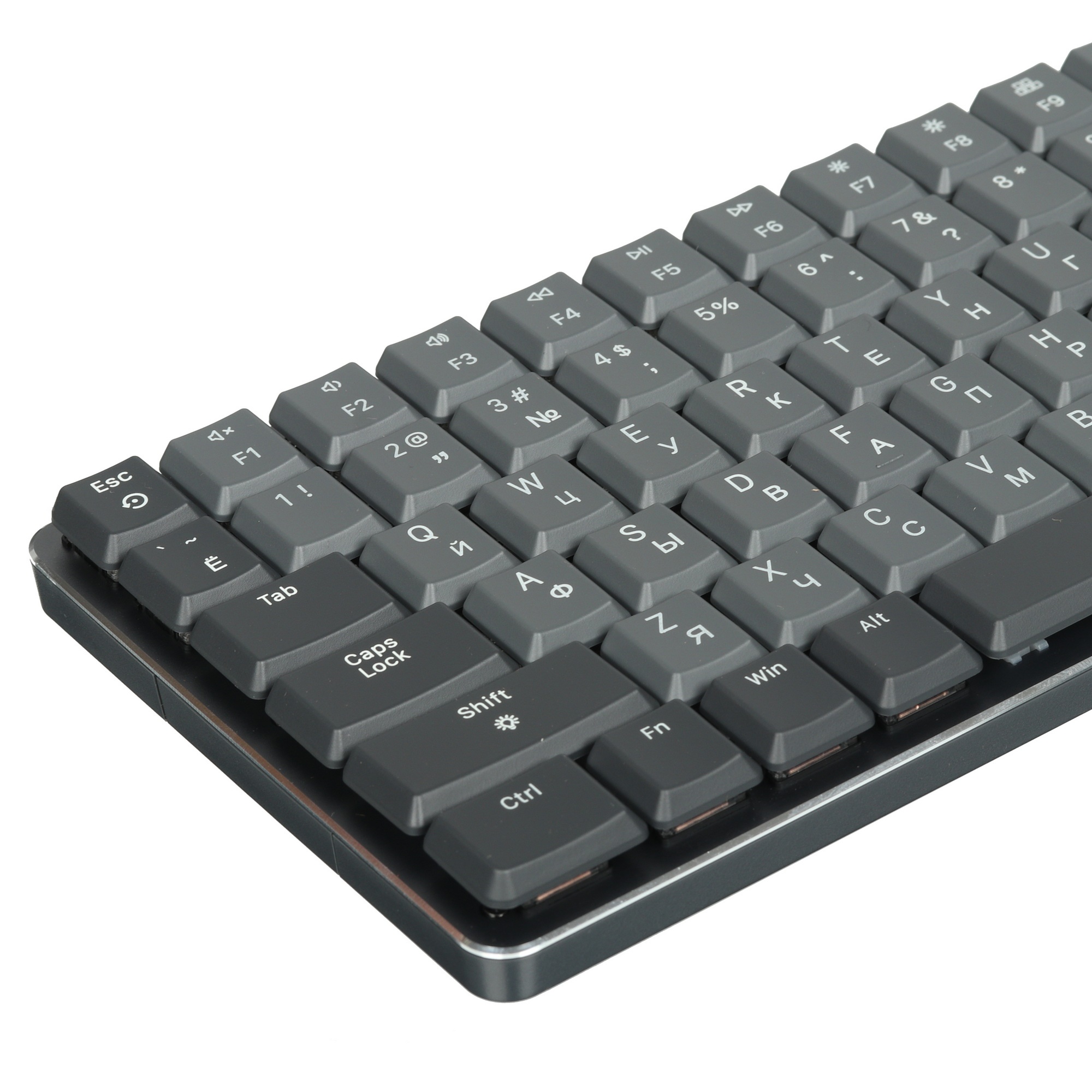Клавиатура Oklick K615X (1934413) проводная, USB, серый + серебристый