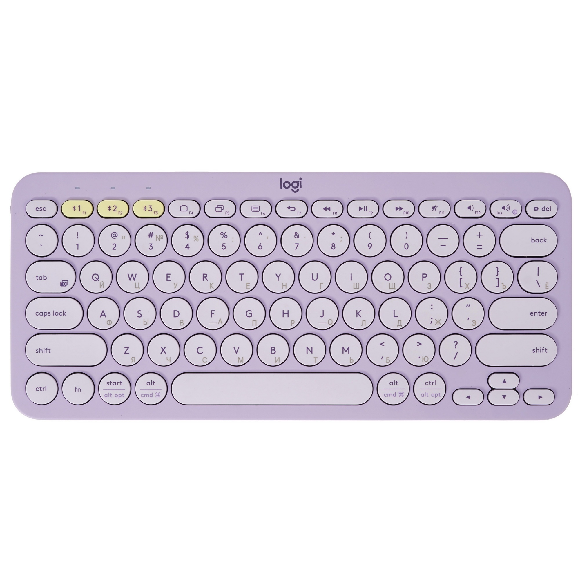 Клавиатура Logitech K380 беспроводная, Bluetooth, темно-серый