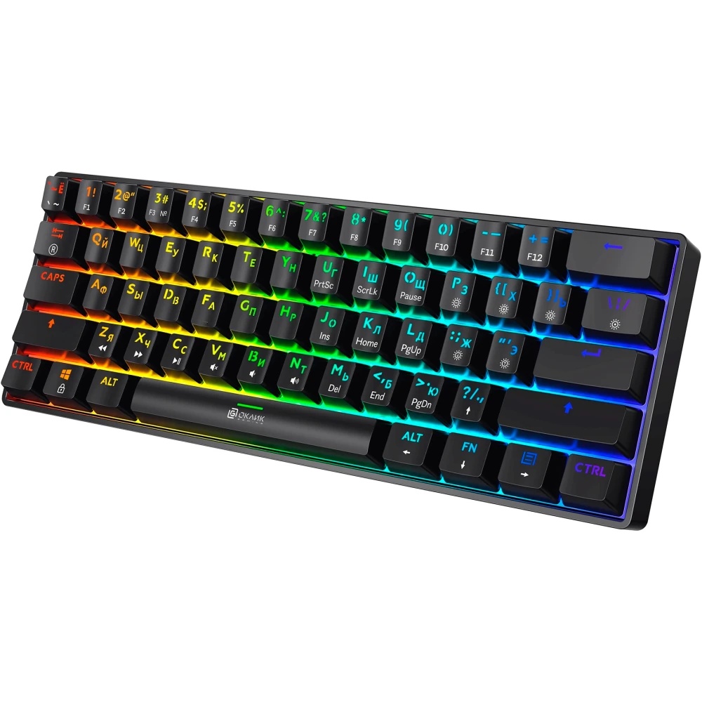 Клавиатура Oklick K713X проводная, USB, черный