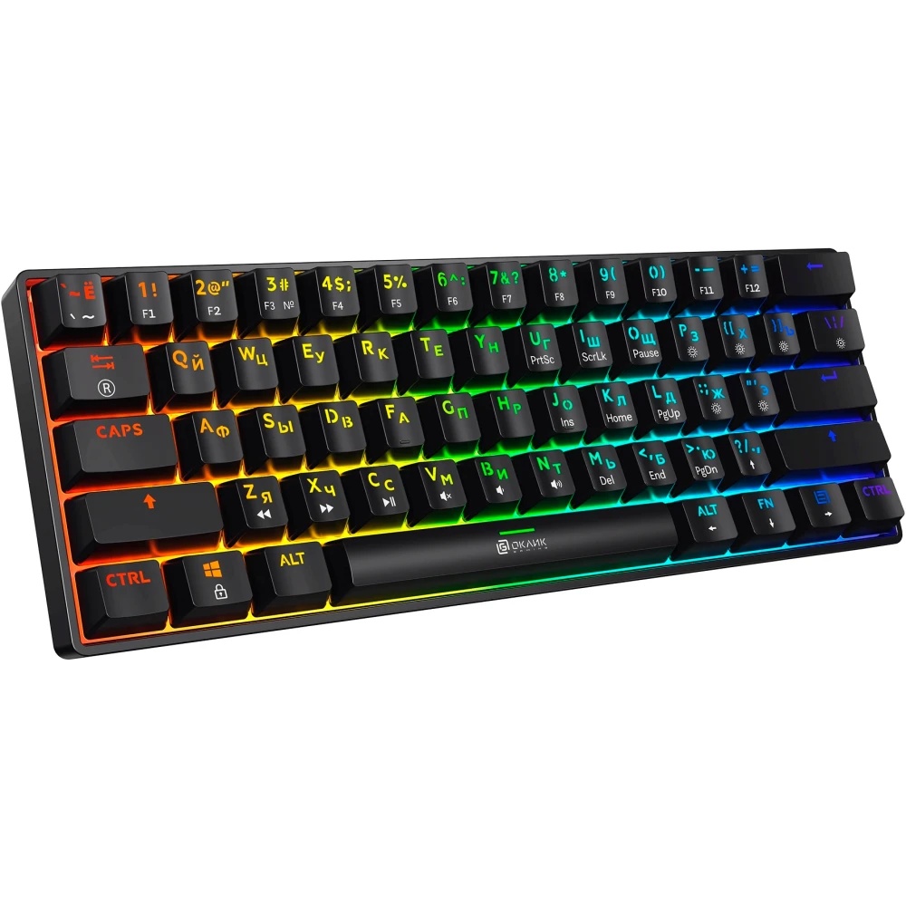 Клавиатура Oklick K713X проводная, USB, черный